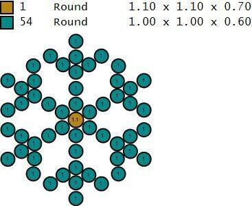 earring snowflake 3D print model_7