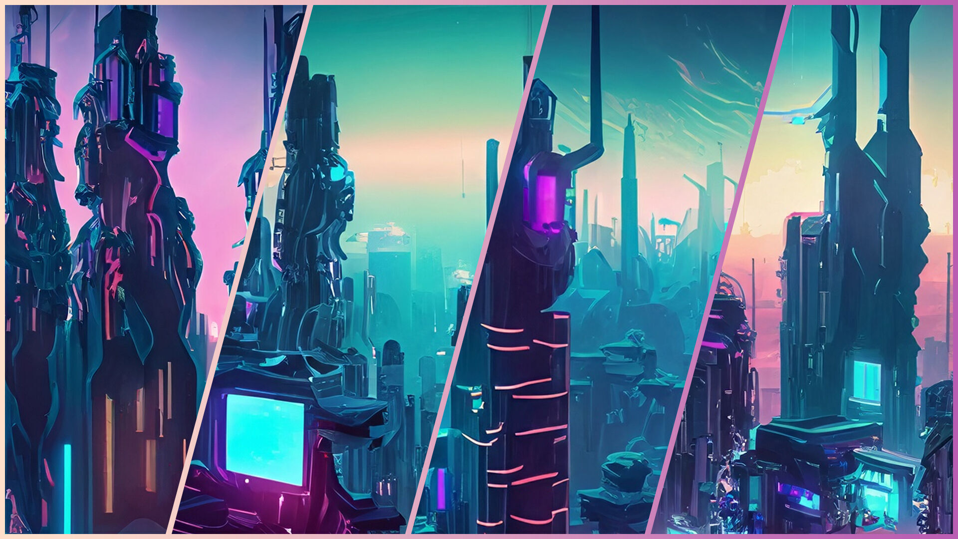 Cyberpunk Huge City Reference Pack Texture_2