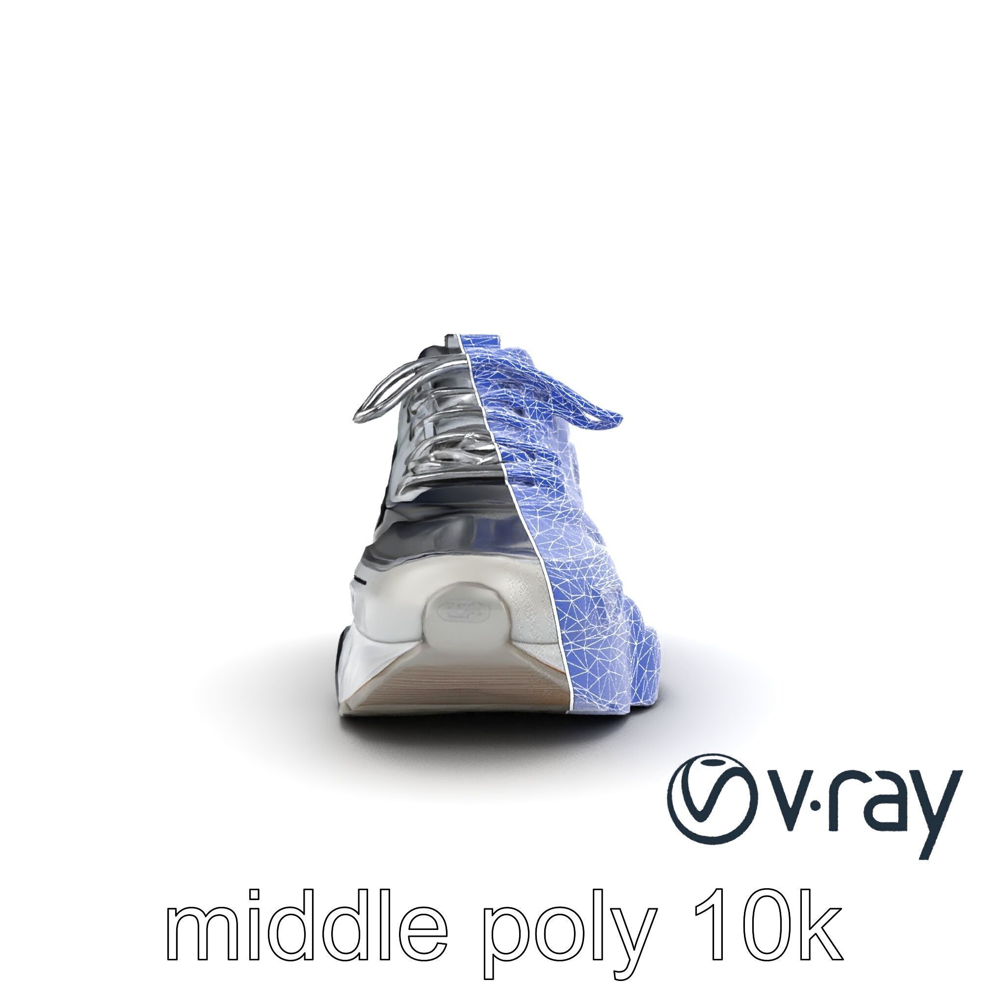 Futuristic Modular Sneaker 3D model pack Low-poly 3D model_24