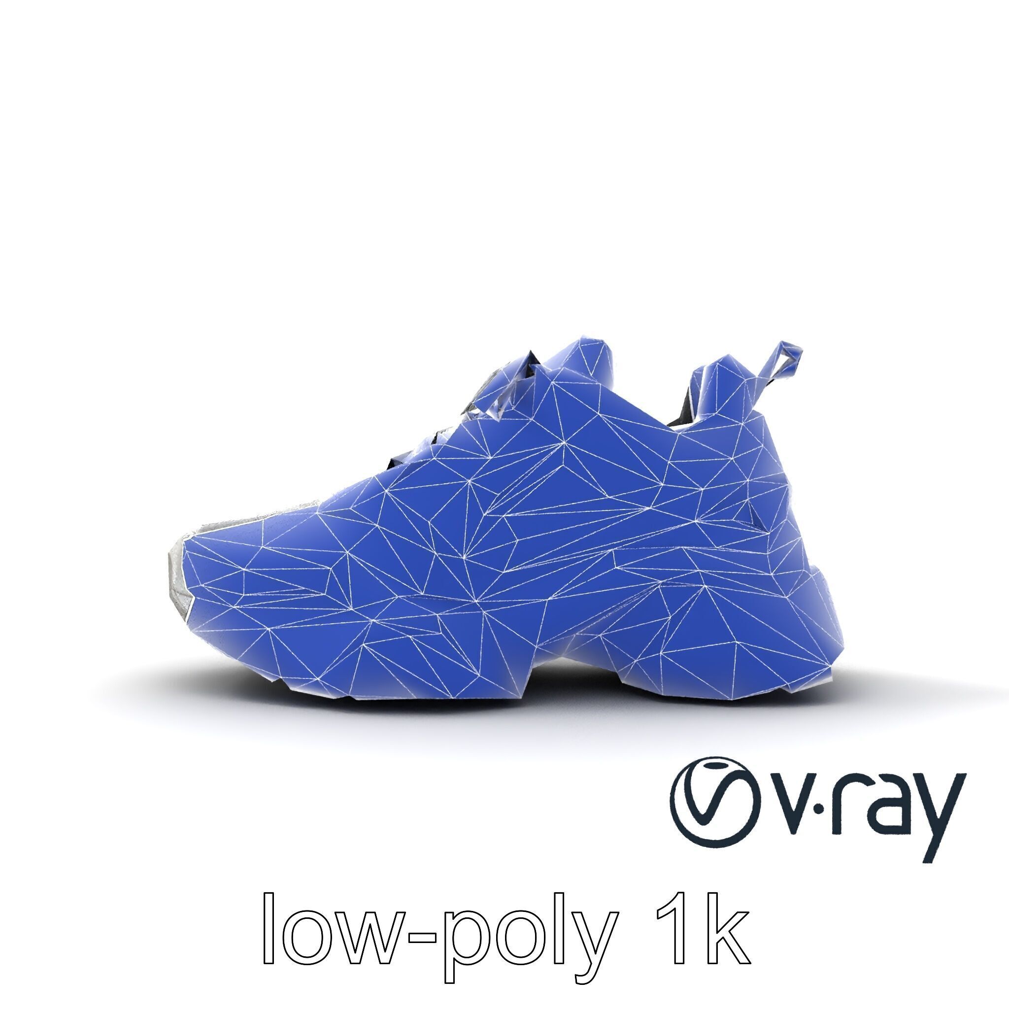 Futuristic Modular Sneaker 3D model pack Low-poly 3D model_22