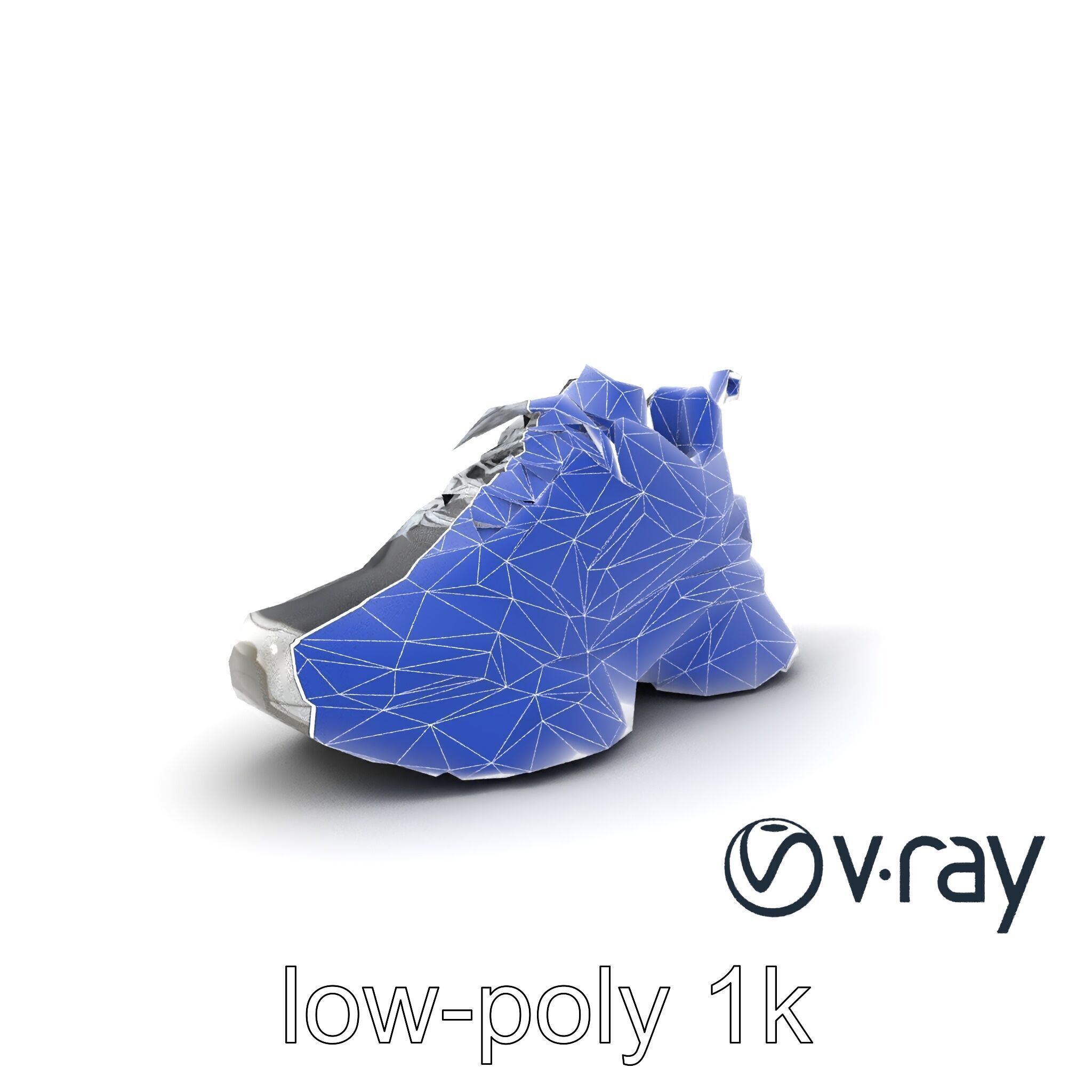 Futuristic Modular Sneaker 3D model pack Low-poly 3D model_7