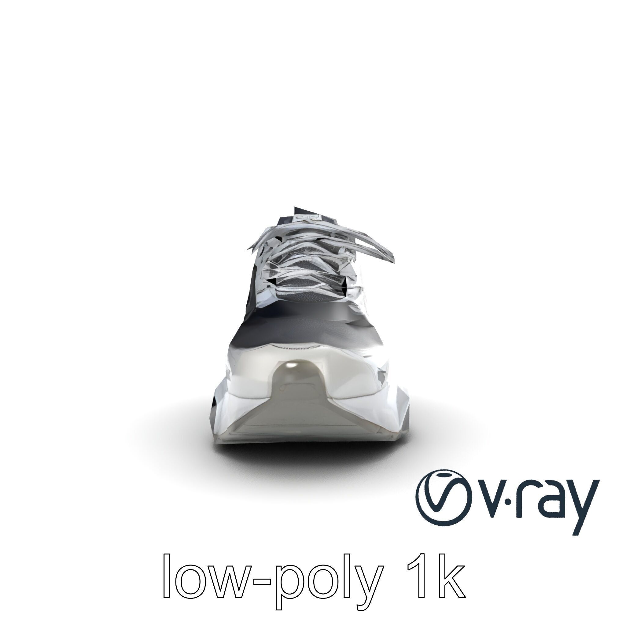 Futuristic Modular Sneaker 3D model pack Low-poly 3D model_17