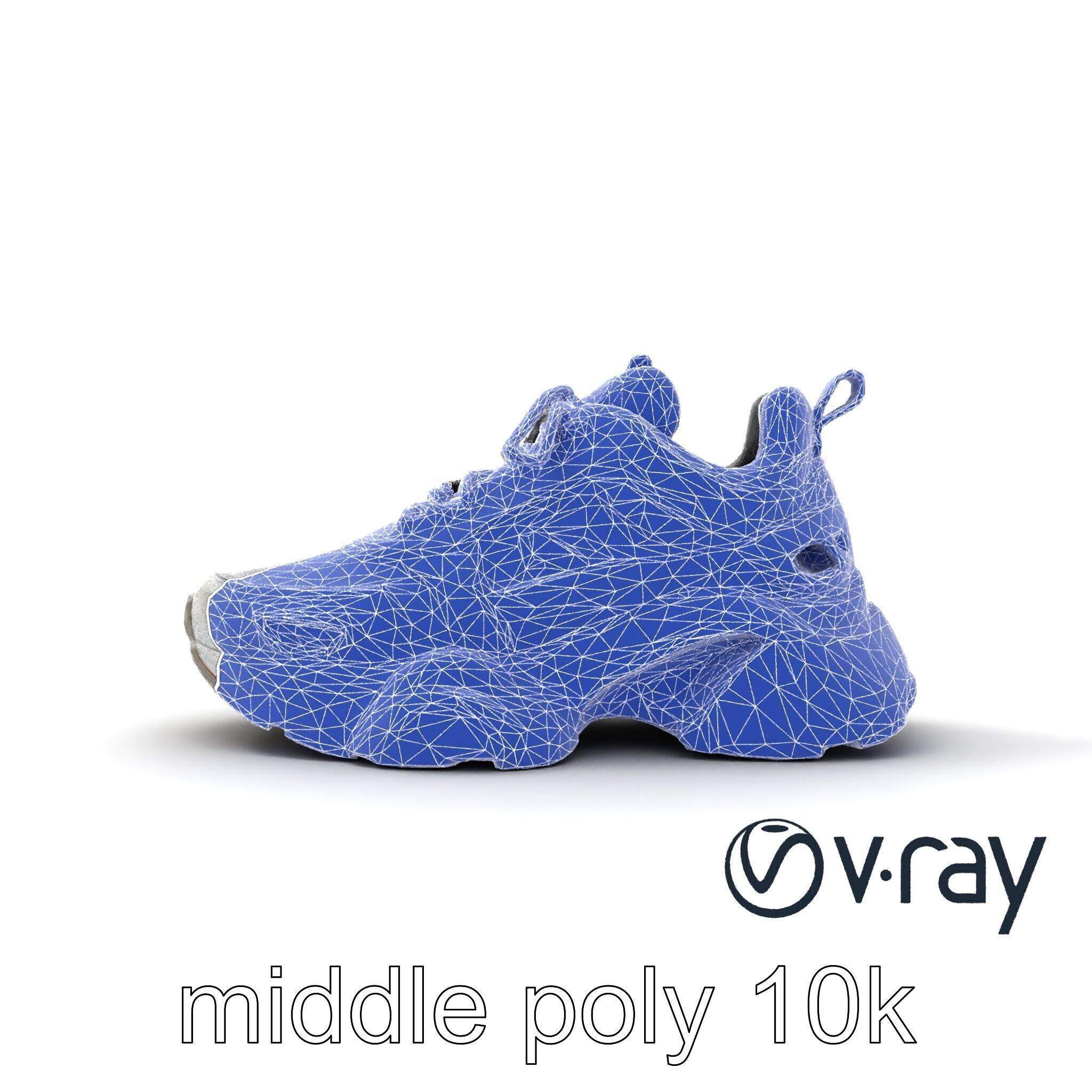 Futuristic Modular Sneaker 3D model pack Low-poly 3D model_32