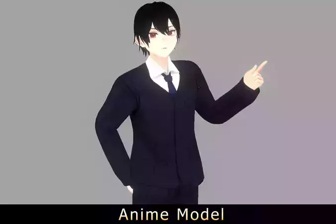 Anime Character - Dylan-Suit