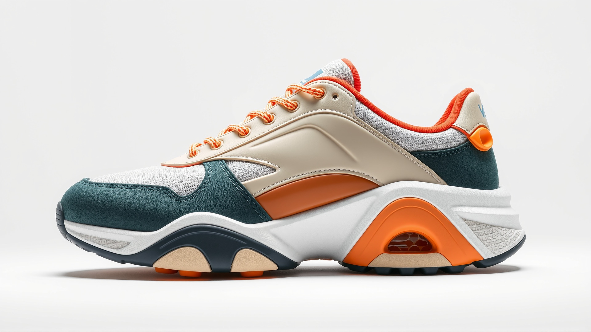 Retro-Futuristic Sneaker Innovative Sole Design model pack Low-poly 3D model_4