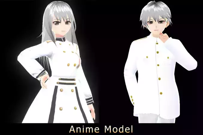 Anime Character - White Navy Package