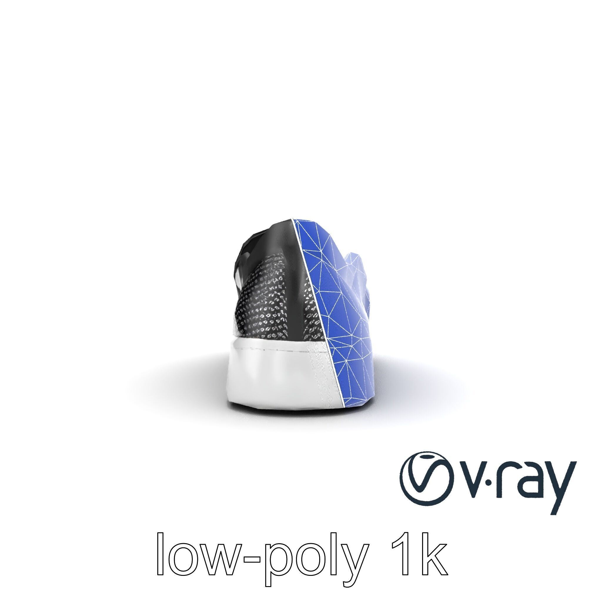 Sleek Minimalist Slip-On Shoe model pack Low-poly 3D model_25