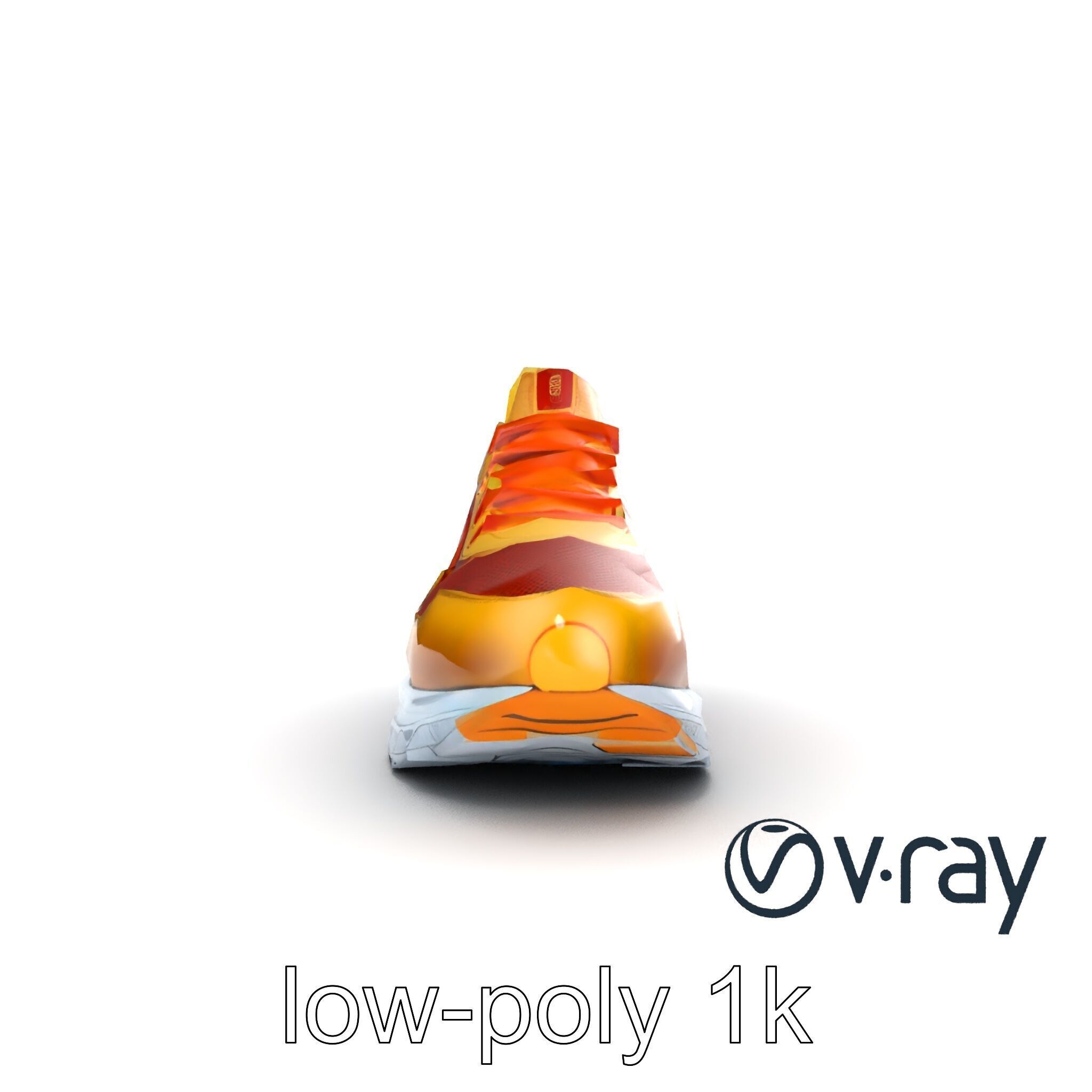 Bold Street Runner Sneaker model pack Low-poly 3D model_15