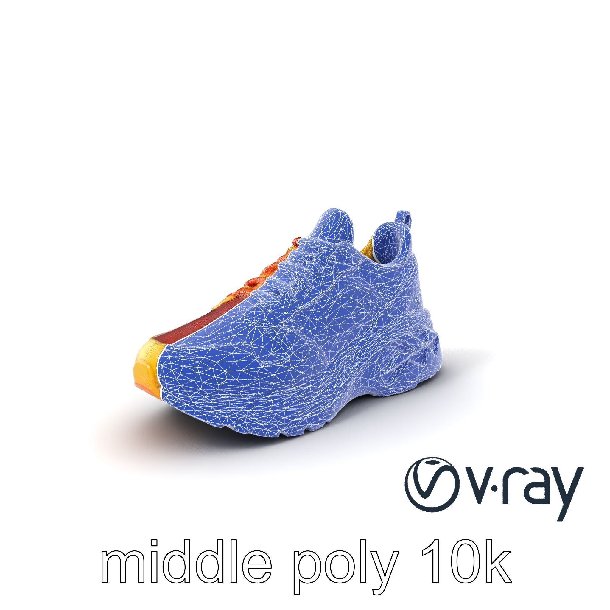 Bold Street Runner Sneaker model pack Low-poly 3D model_6