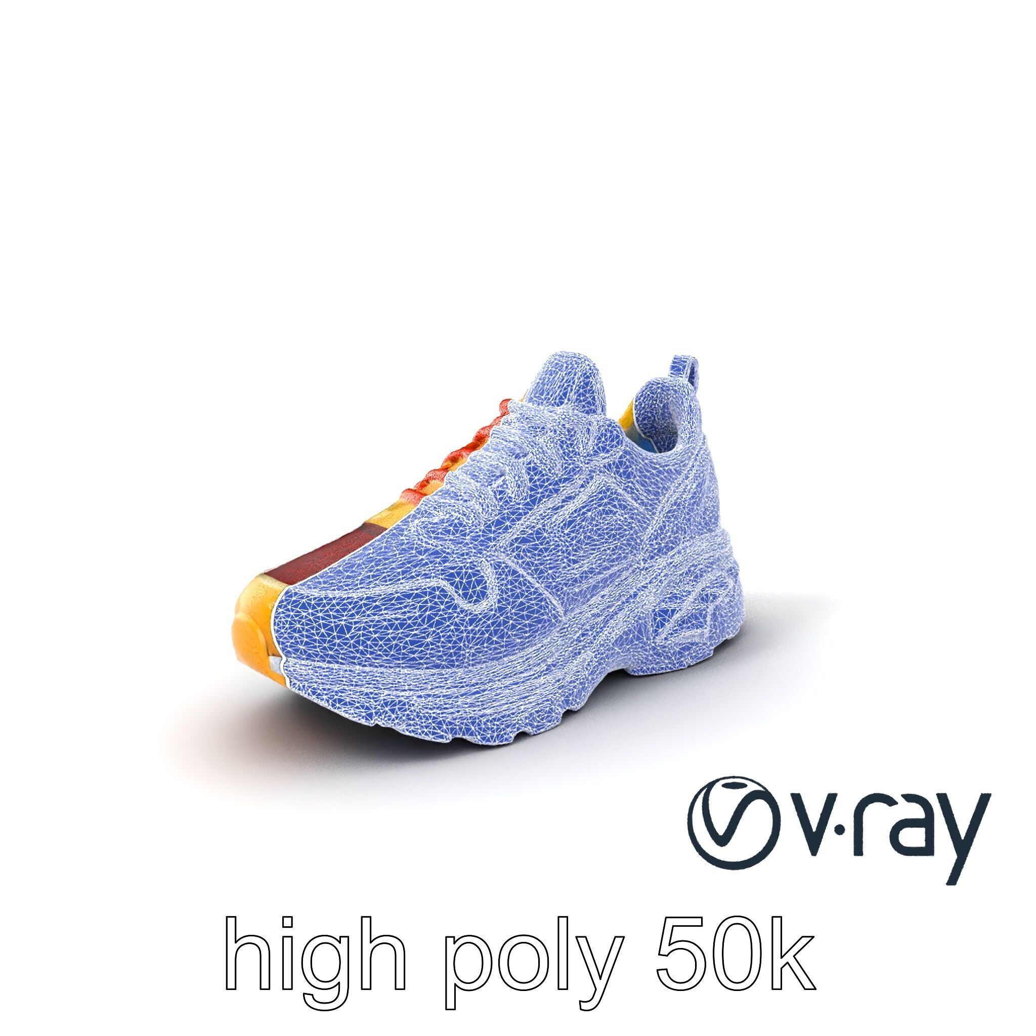 Bold Street Runner Sneaker model pack Low-poly 3D model_29