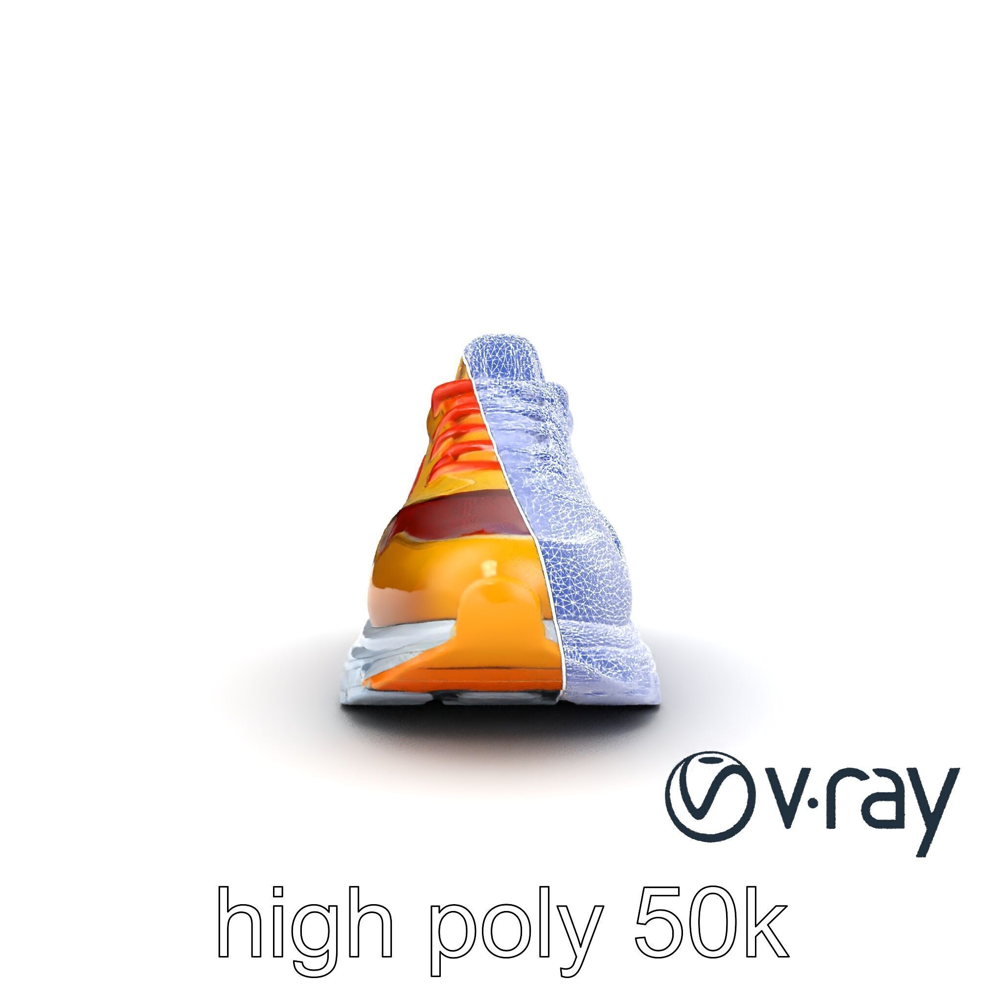 Bold Street Runner Sneaker model pack Low-poly 3D model_27