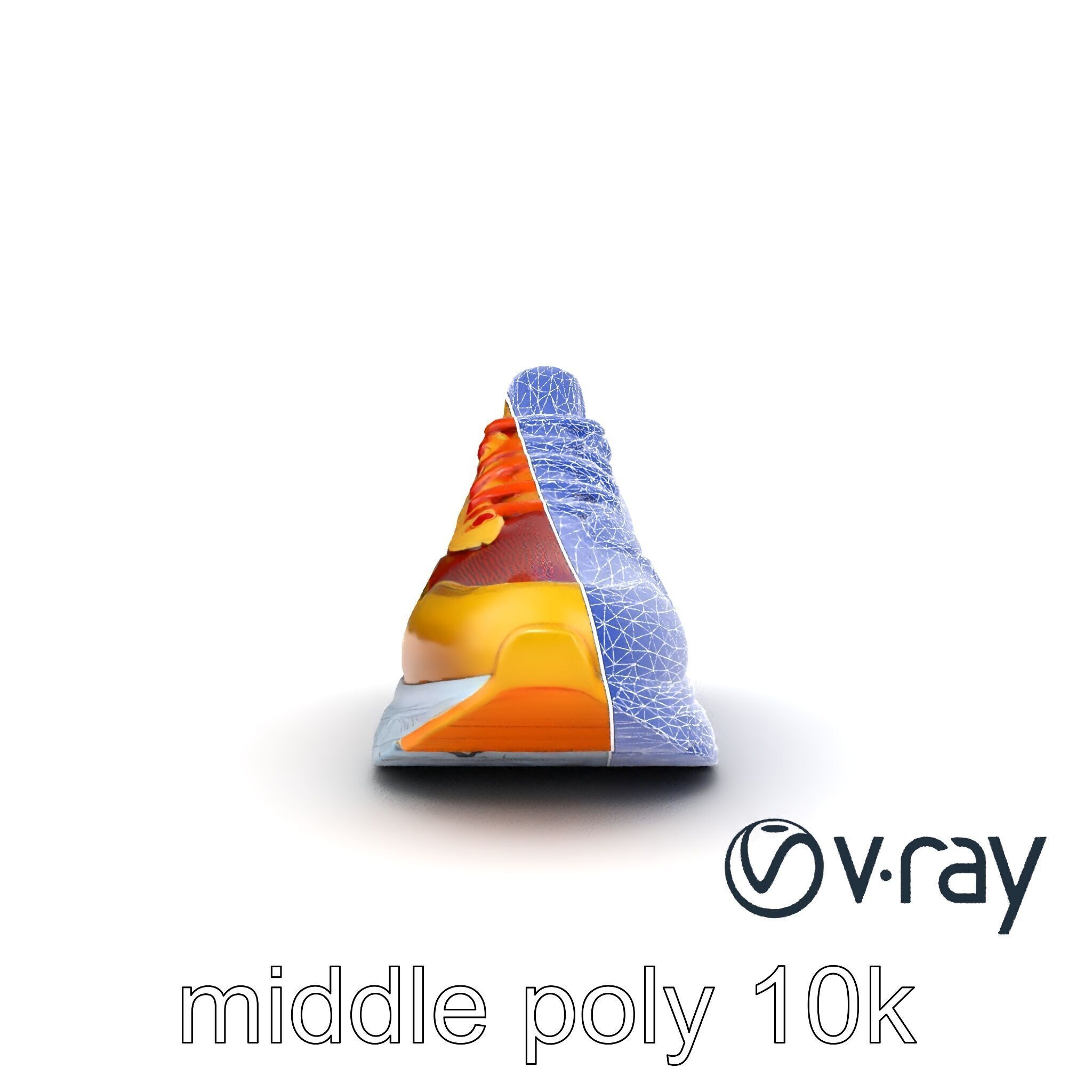 Bold Street Runner Sneaker model pack Low-poly 3D model_22