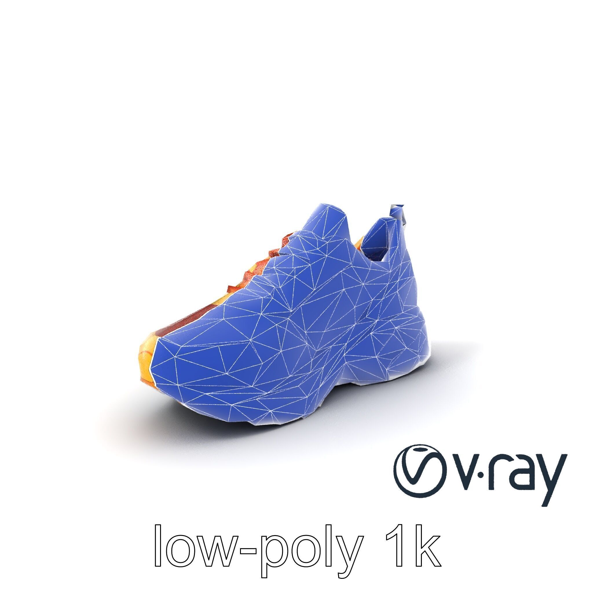 Bold Street Runner Sneaker model pack Low-poly 3D model_21