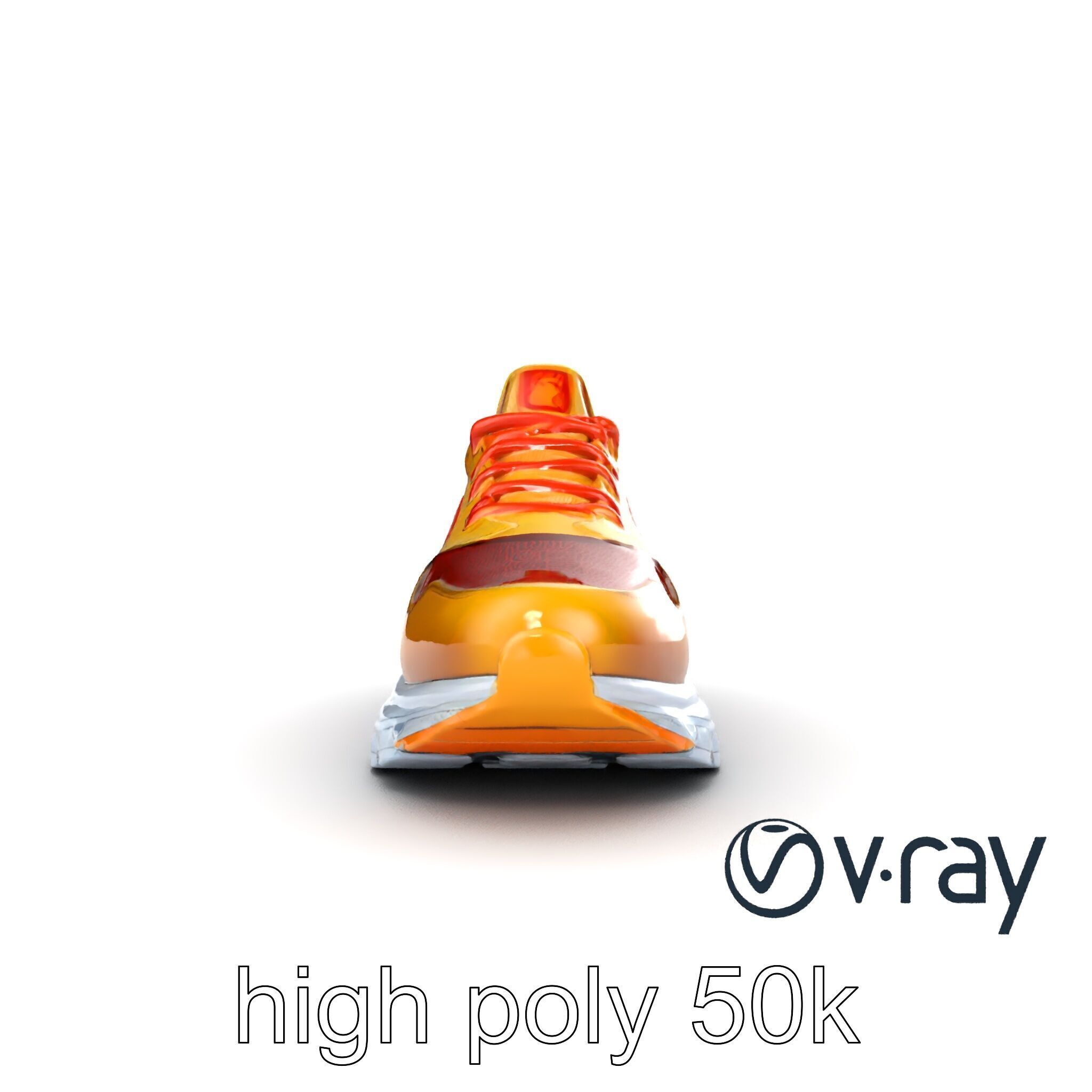 Bold Street Runner Sneaker model pack Low-poly 3D model_17
