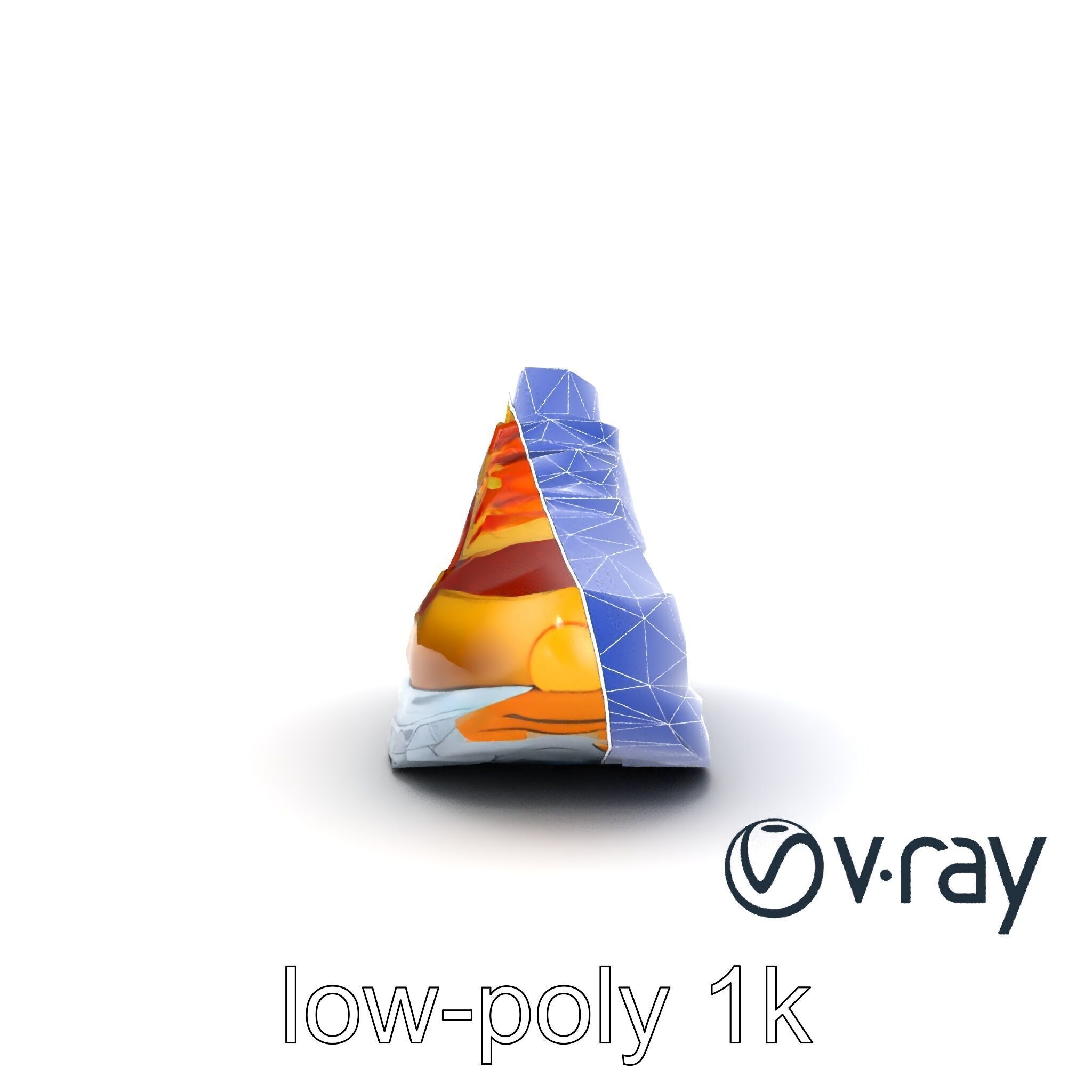 Bold Street Runner Sneaker model pack Low-poly 3D model_28