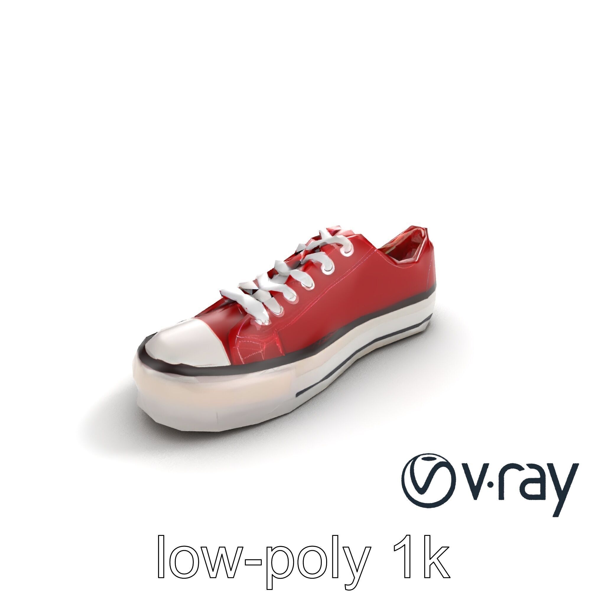Classic Casual Sneaker 3D model pack Low-poly 3D model_10