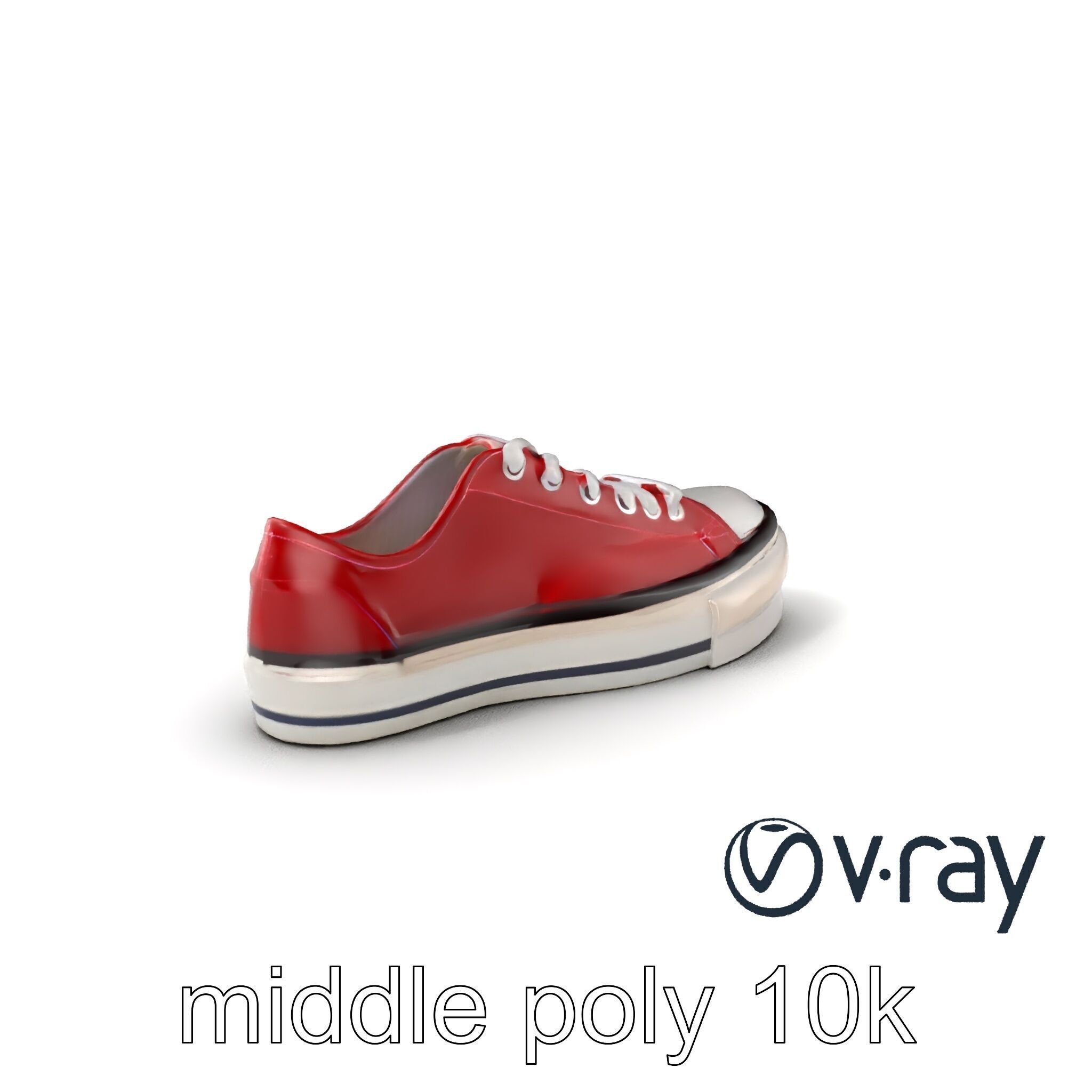 Classic Casual Sneaker 3D model pack Low-poly 3D model_3