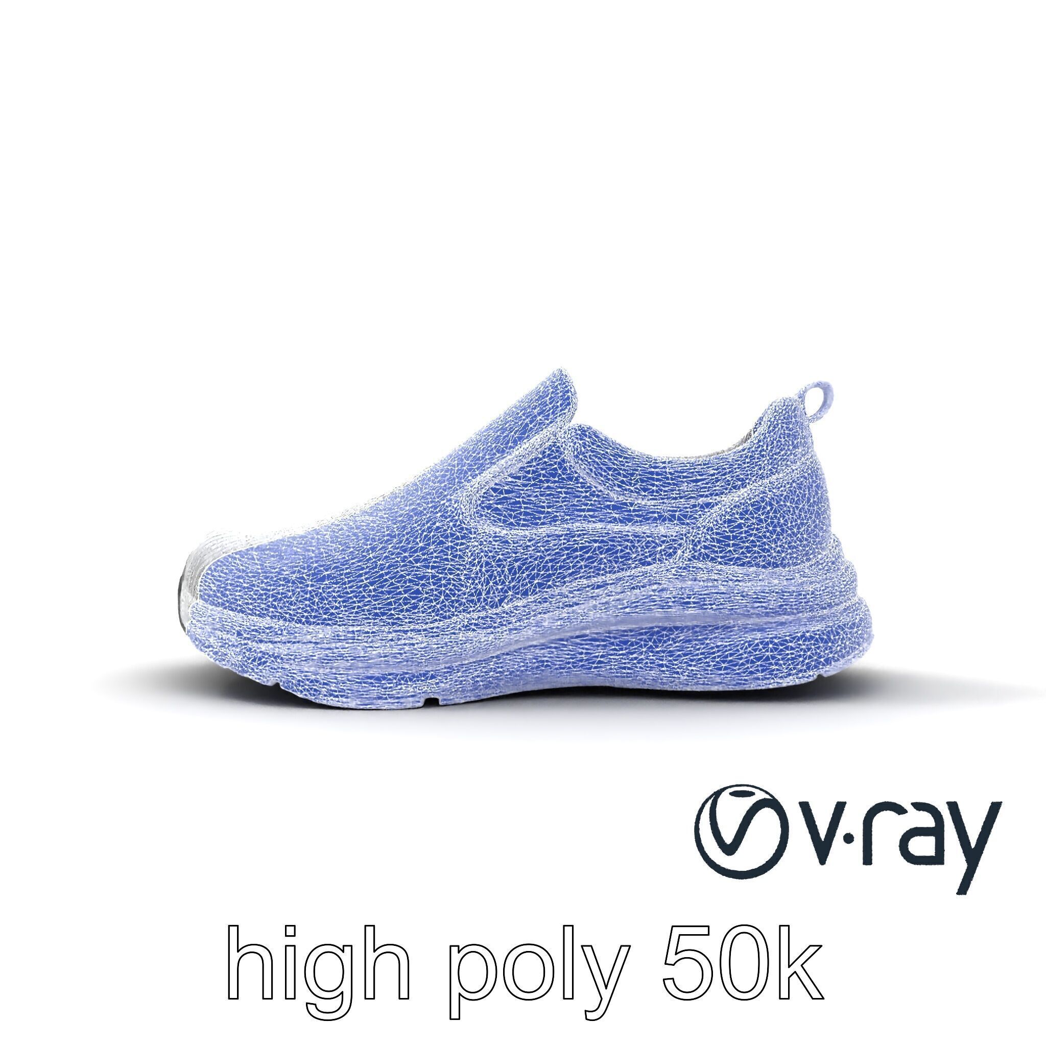 Sporty Slip-On Sneaker 3D model pack Low-poly 3D model_31