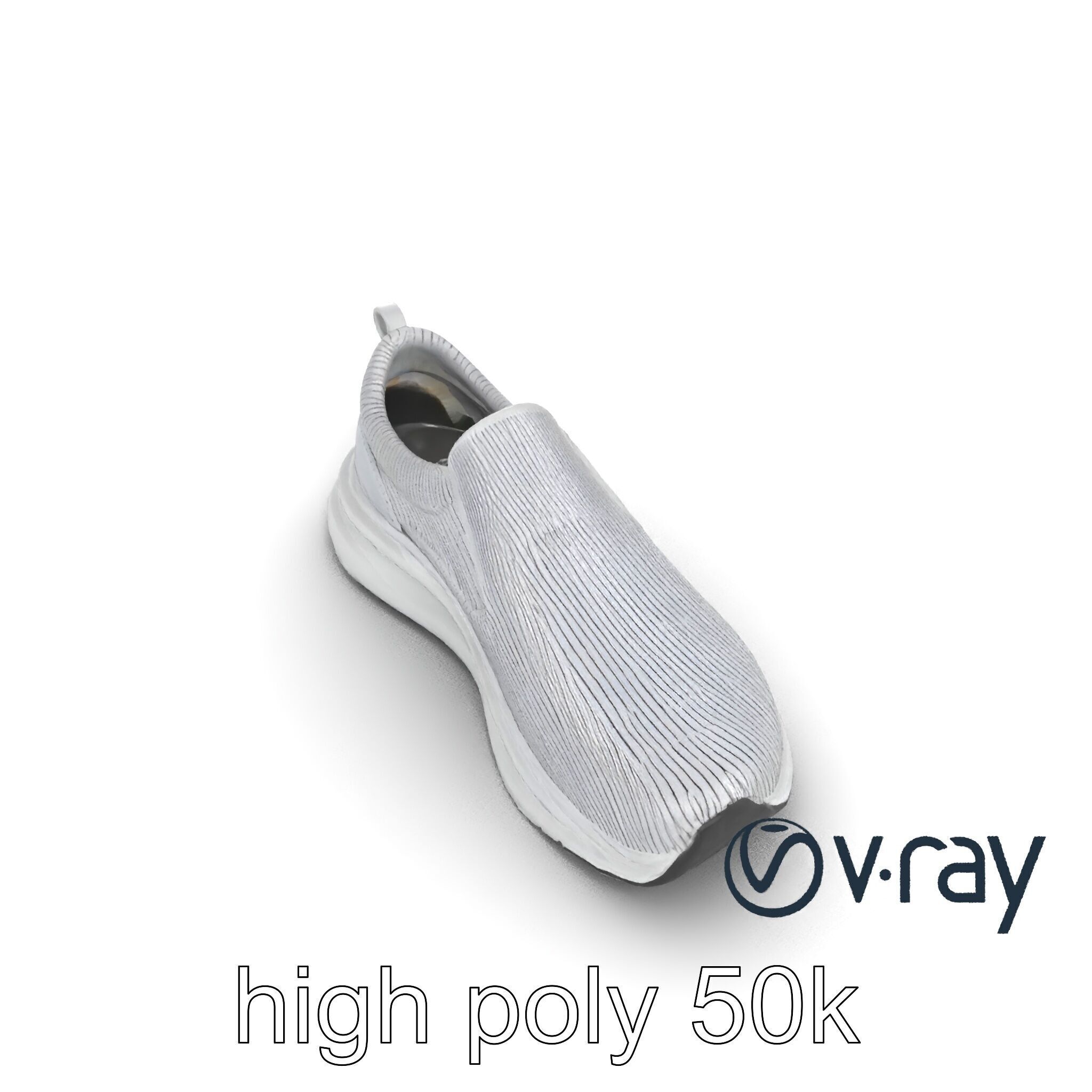Sporty Slip-On Sneaker 3D model pack Low-poly 3D model_12