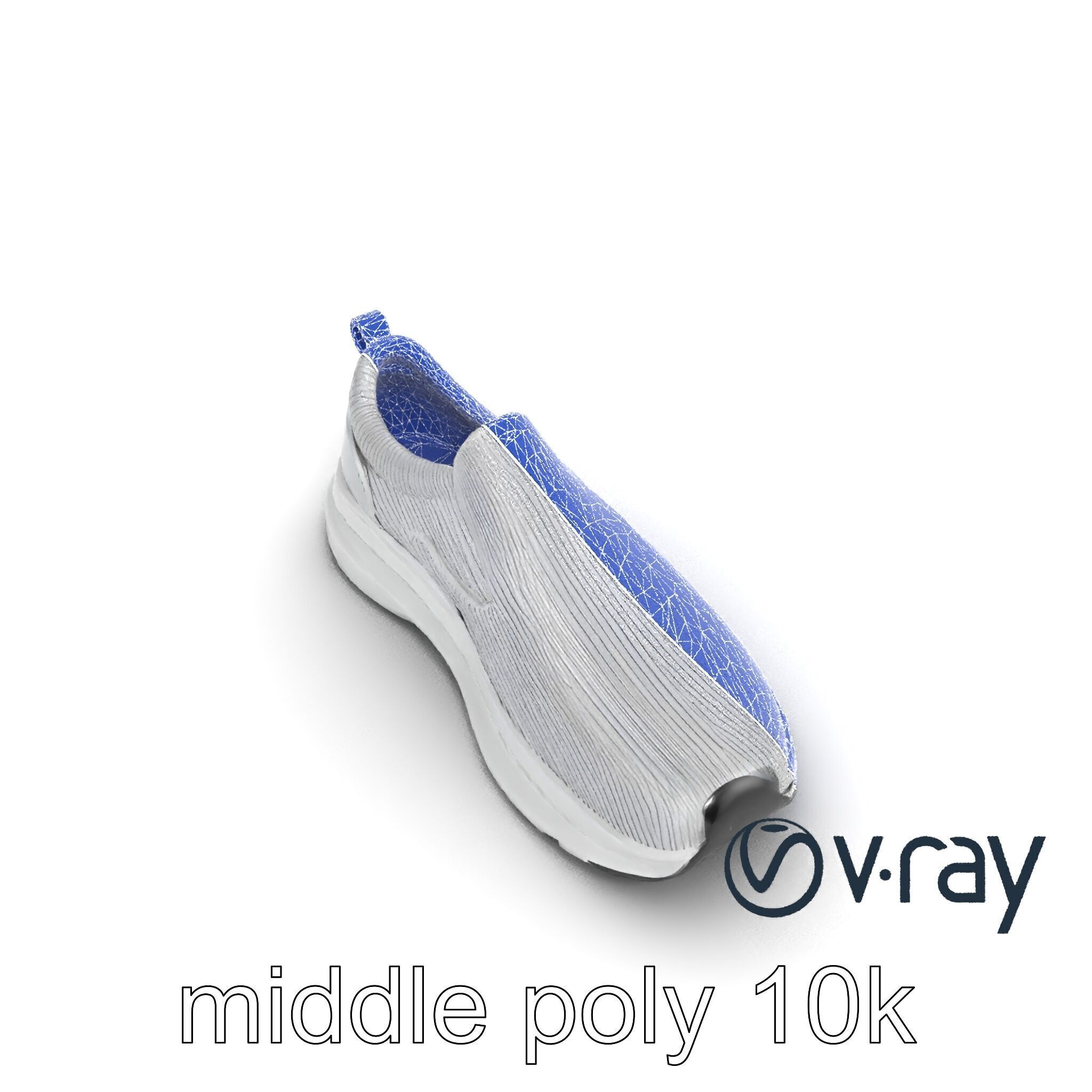 Sporty Slip-On Sneaker 3D model pack Low-poly 3D model_26