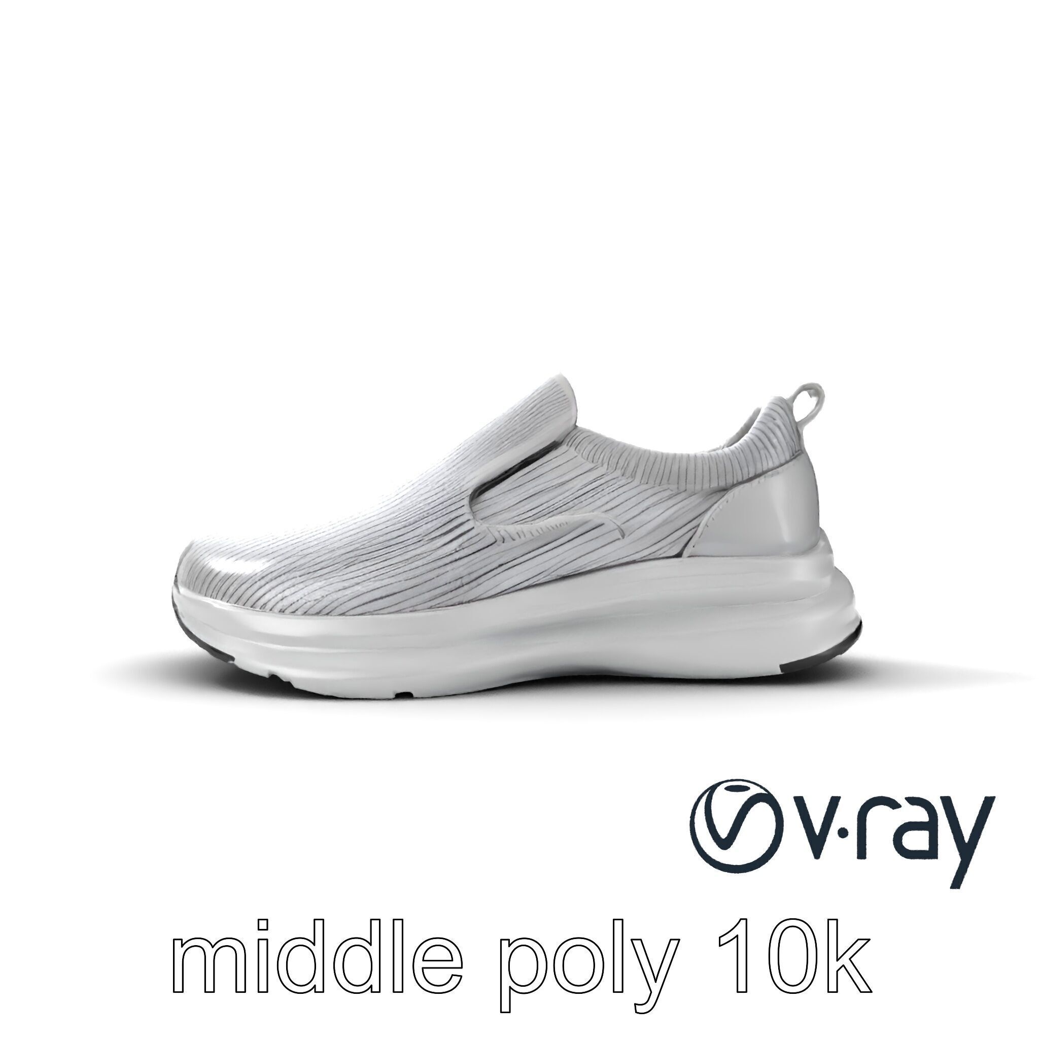 Sporty Slip-On Sneaker 3D model pack Low-poly 3D model_28