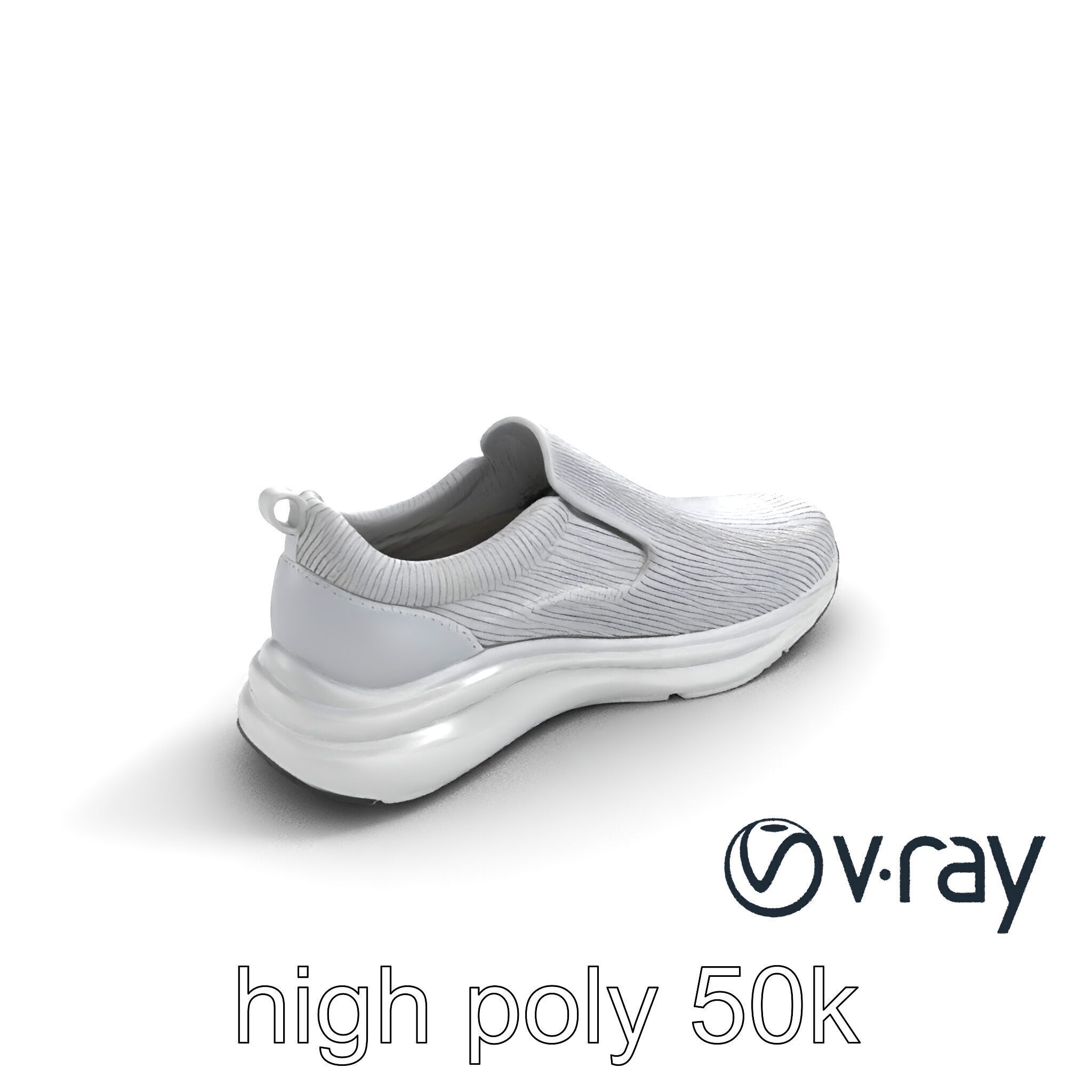Sporty Slip-On Sneaker 3D model pack Low-poly 3D model_11