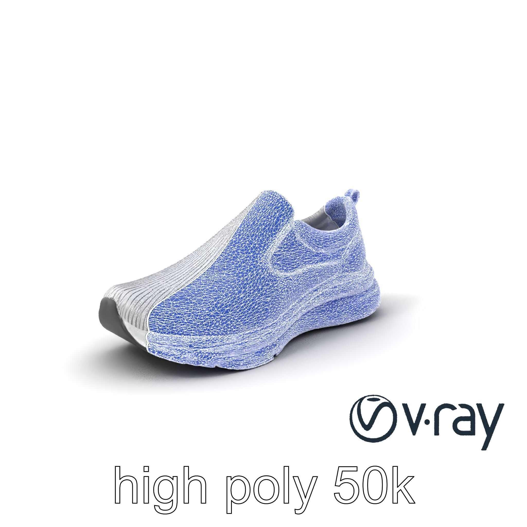 Sporty Slip-On Sneaker 3D model pack Low-poly 3D model_8