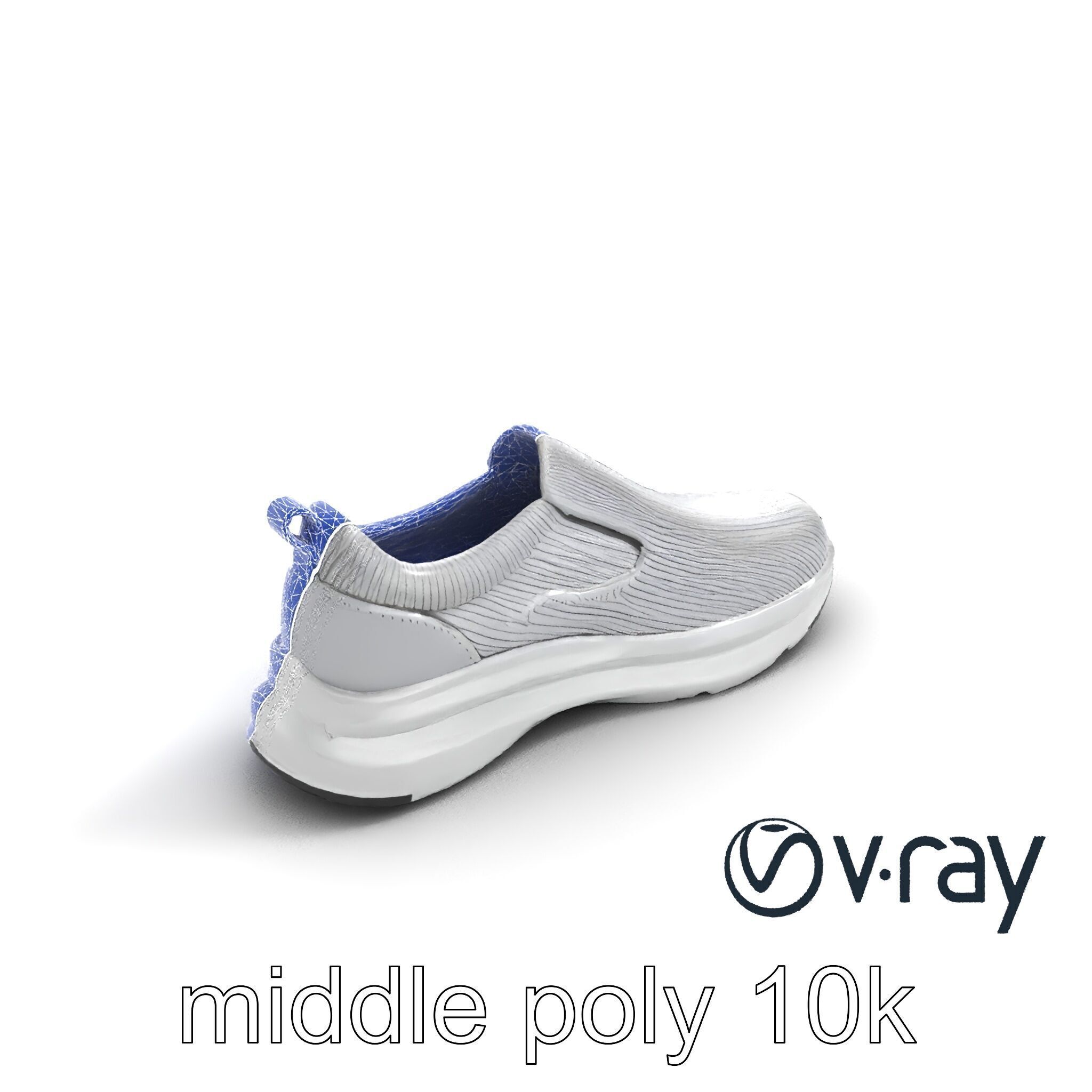 Sporty Slip-On Sneaker 3D model pack Low-poly 3D model_19