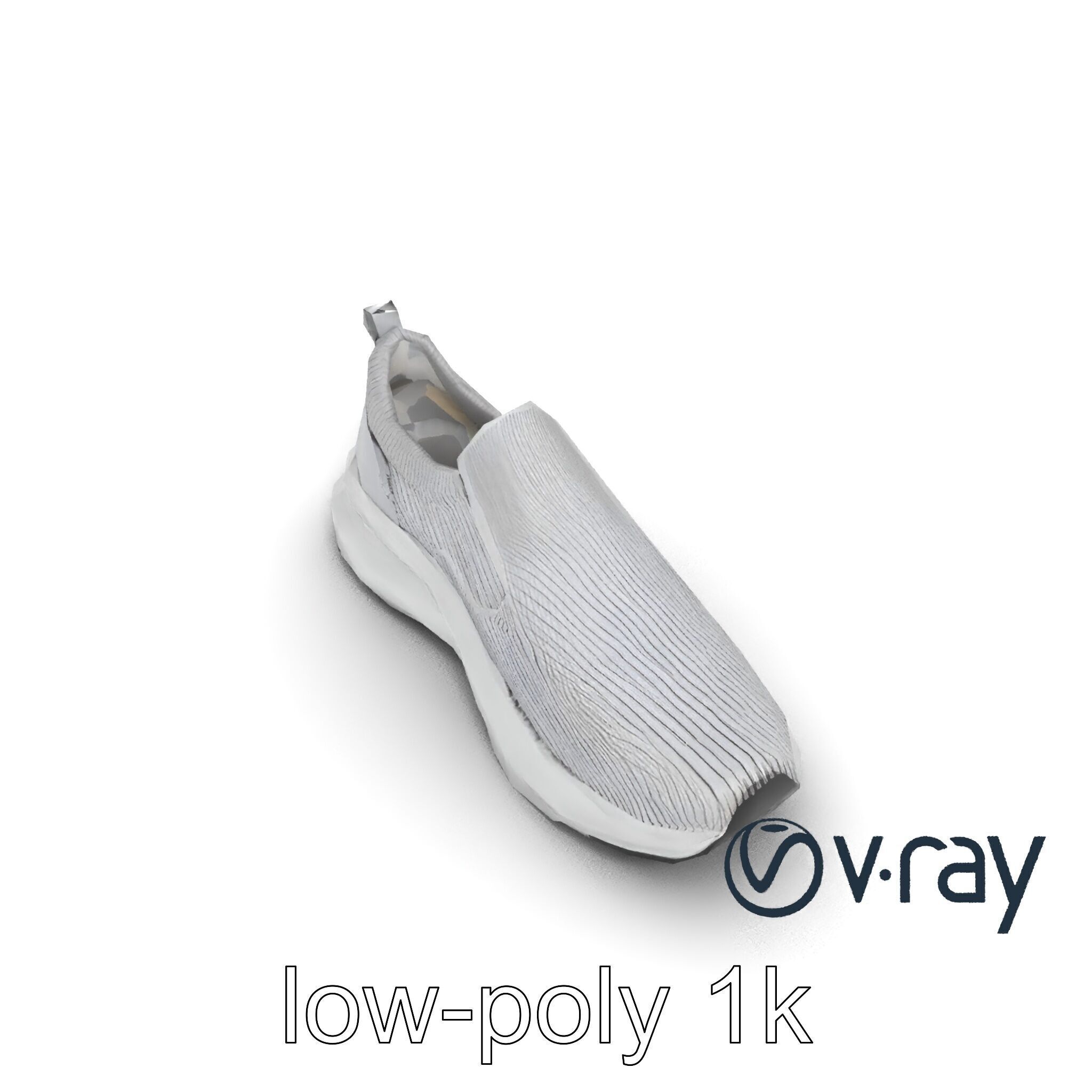 Sporty Slip-On Sneaker 3D model pack Low-poly 3D model_13