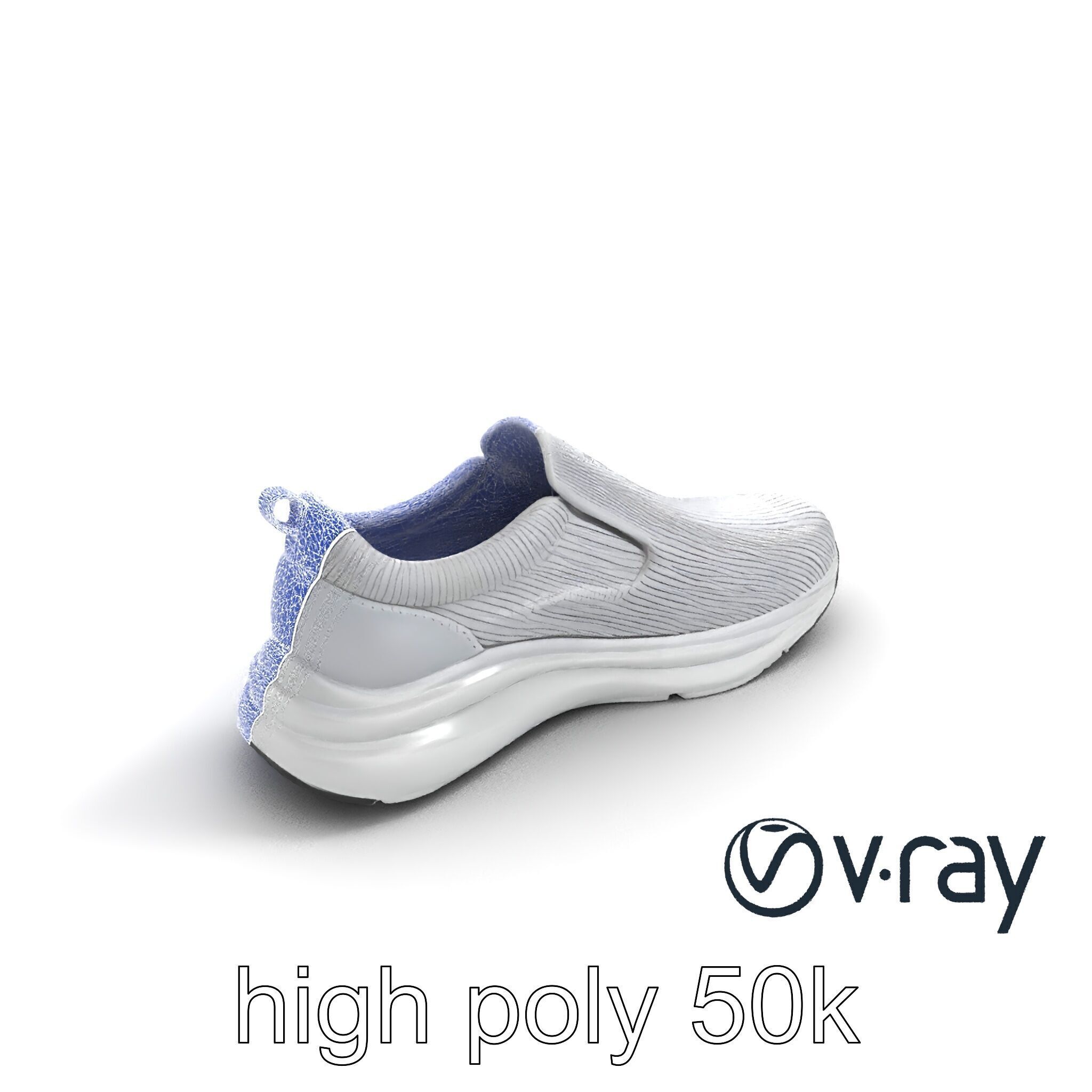 Sporty Slip-On Sneaker 3D model pack Low-poly 3D model_20