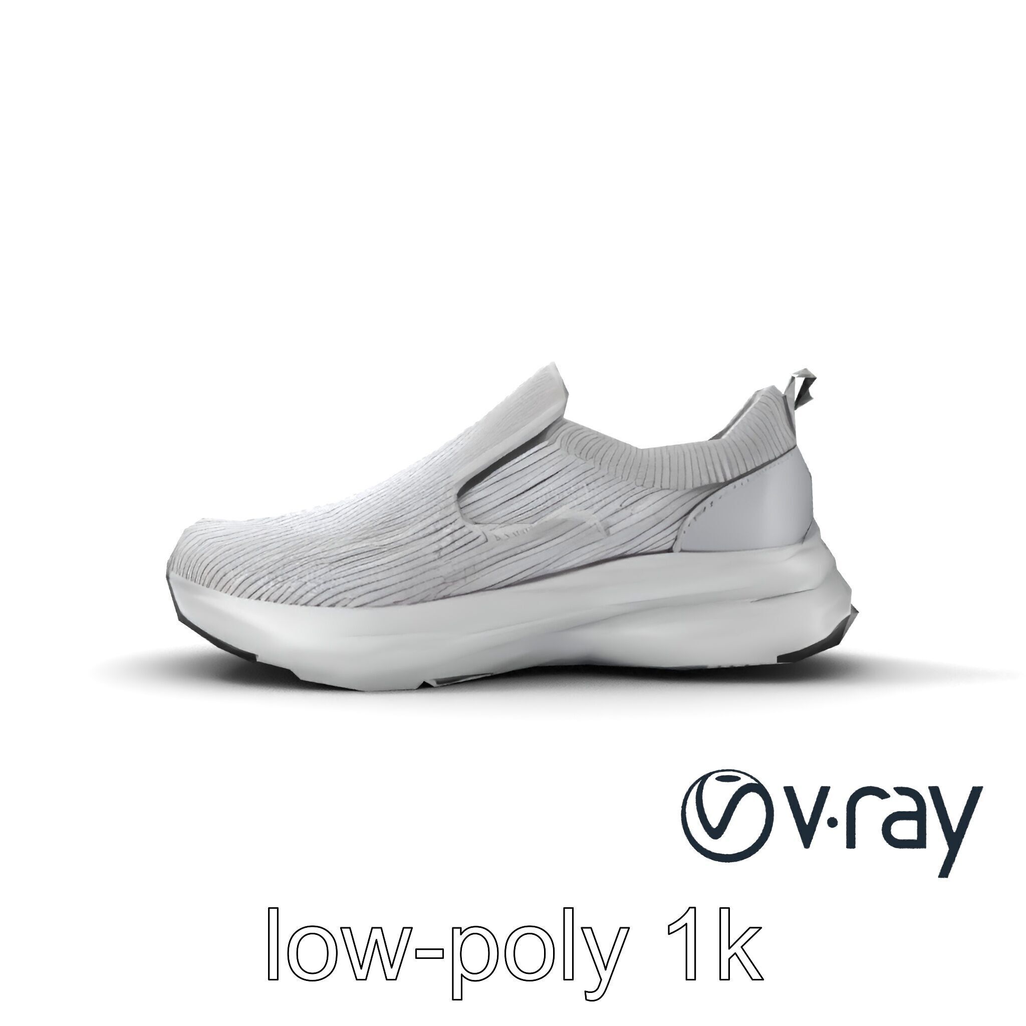 Sporty Slip-On Sneaker 3D model pack Low-poly 3D model_27
