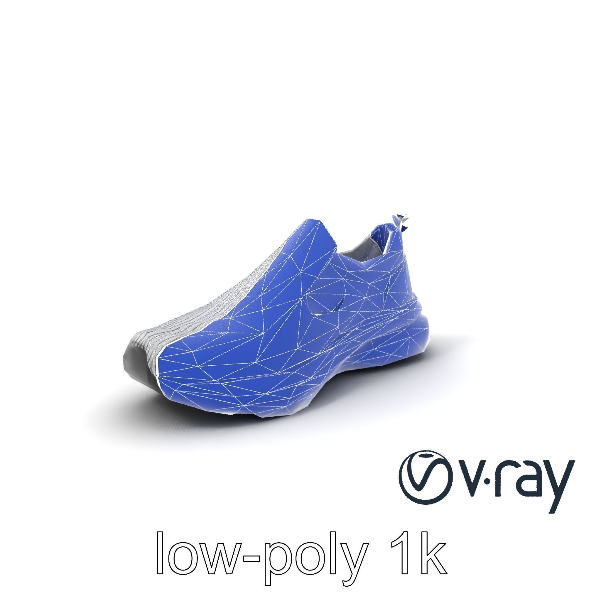Sporty Slip-On Sneaker 3D model pack Low-poly 3D model_7