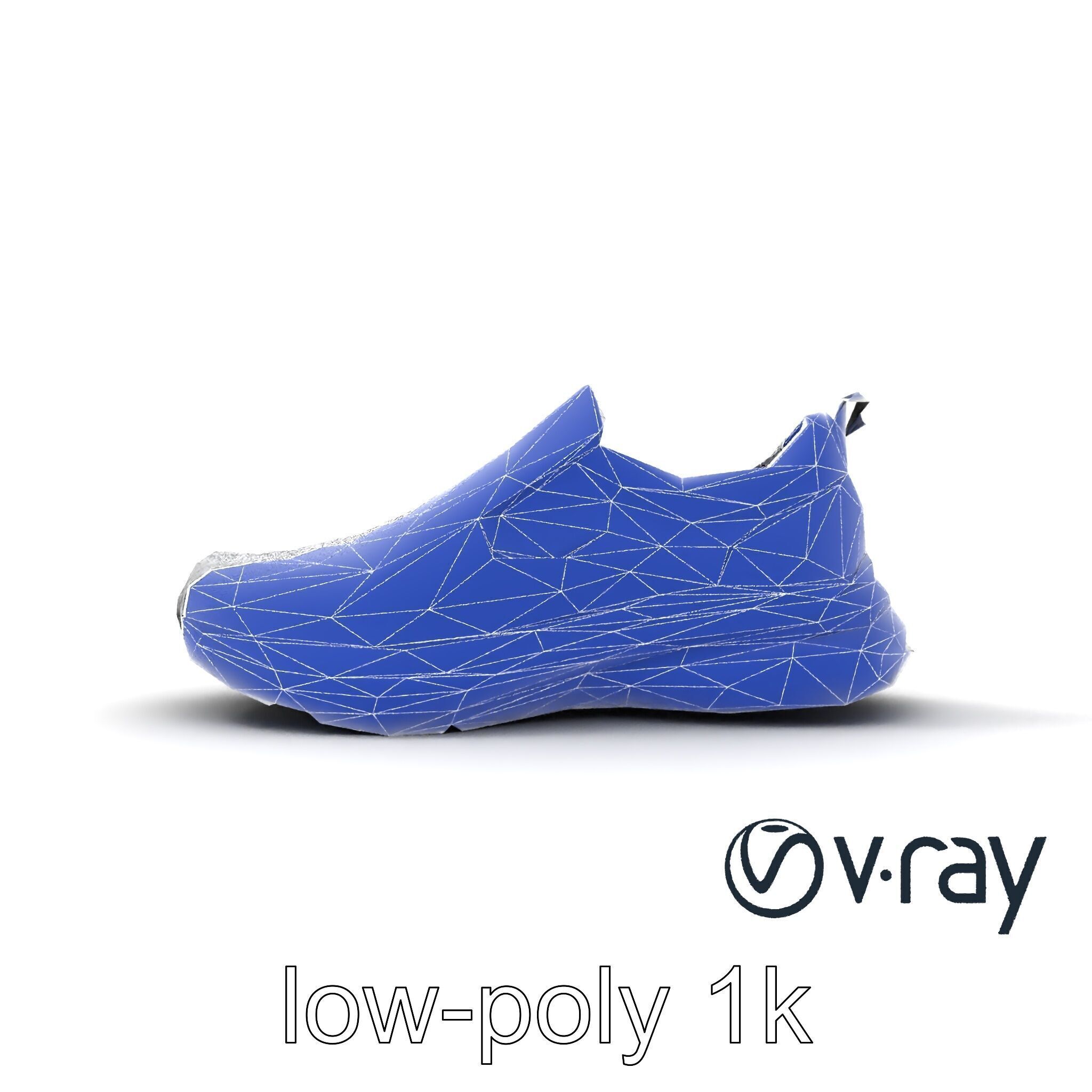 Sporty Slip-On Sneaker 3D model pack Low-poly 3D model_32
