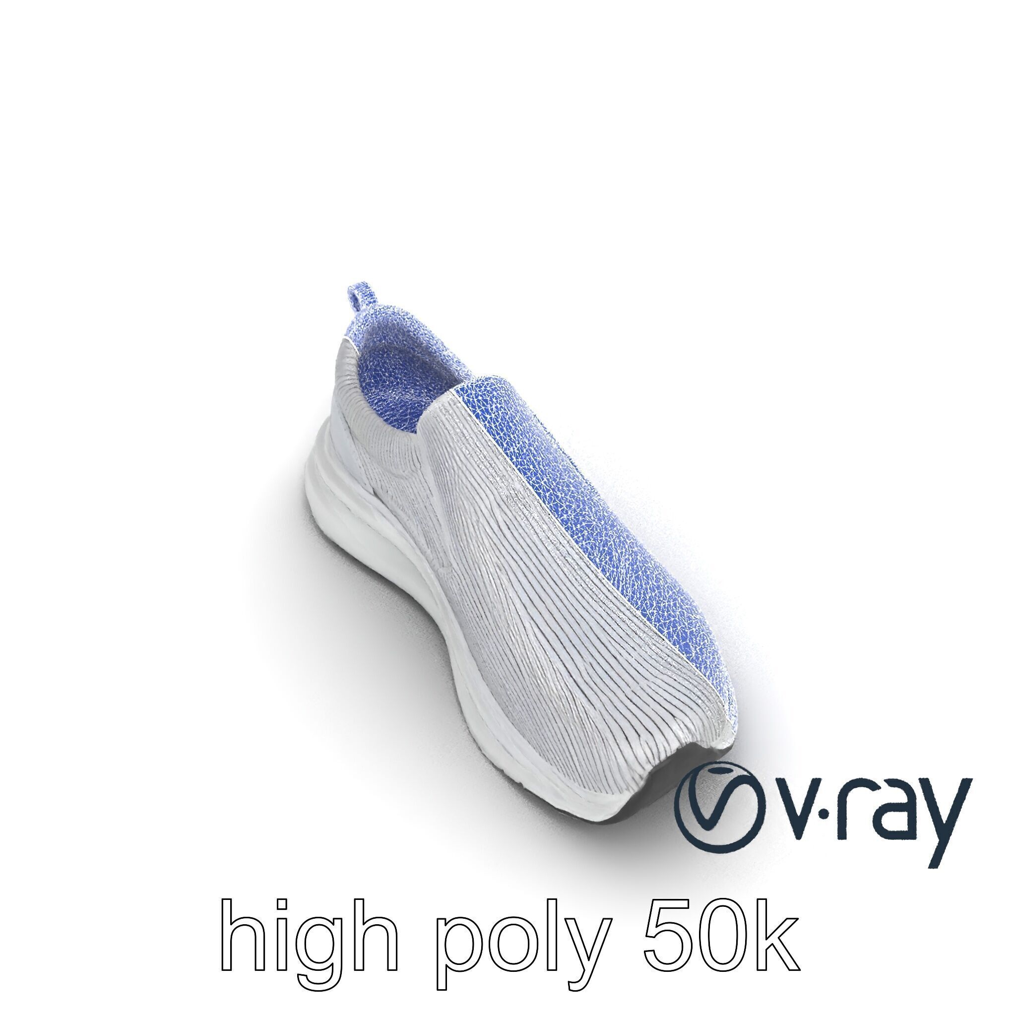 Sporty Slip-On Sneaker 3D model pack Low-poly 3D model_16