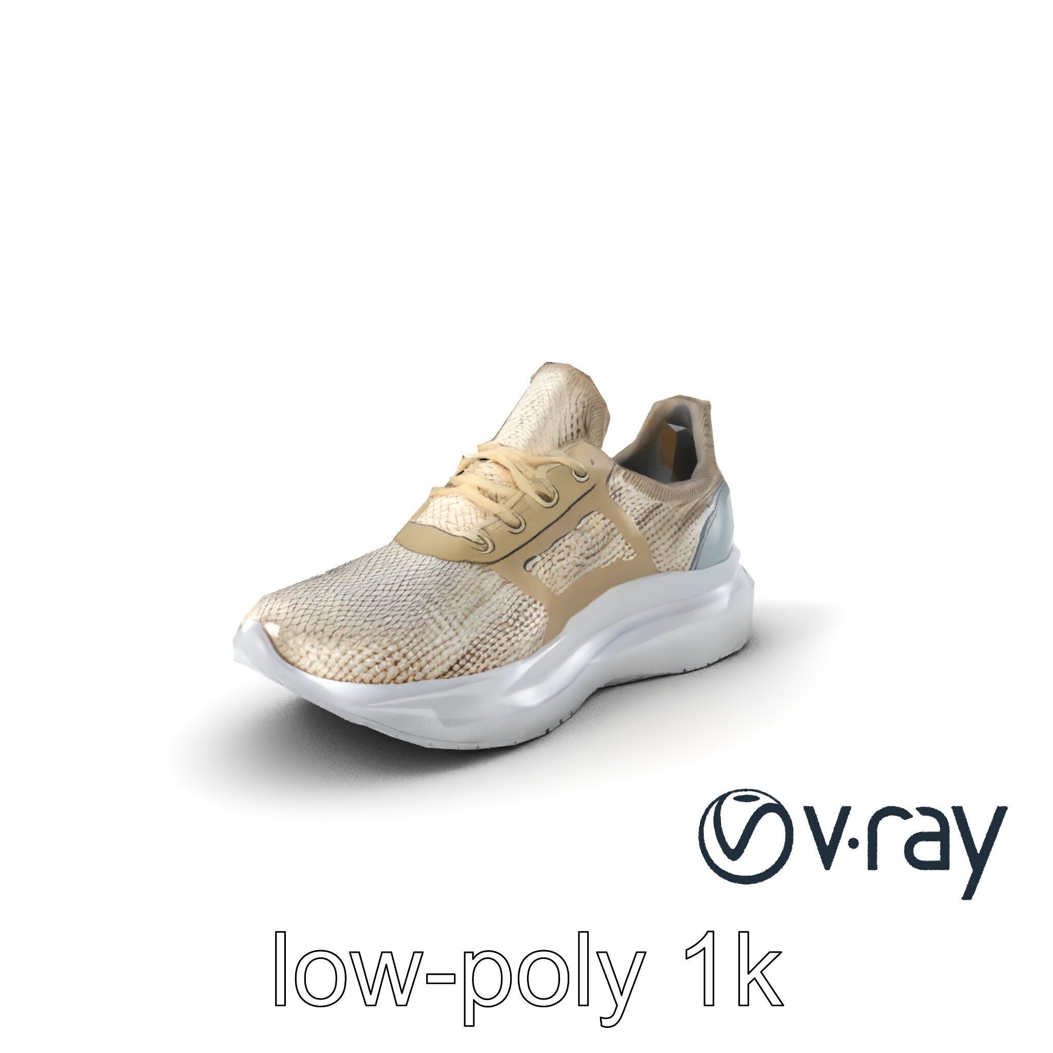 Sustainable Eco-Friendly Sneaker model pack Low-poly 3D model_2