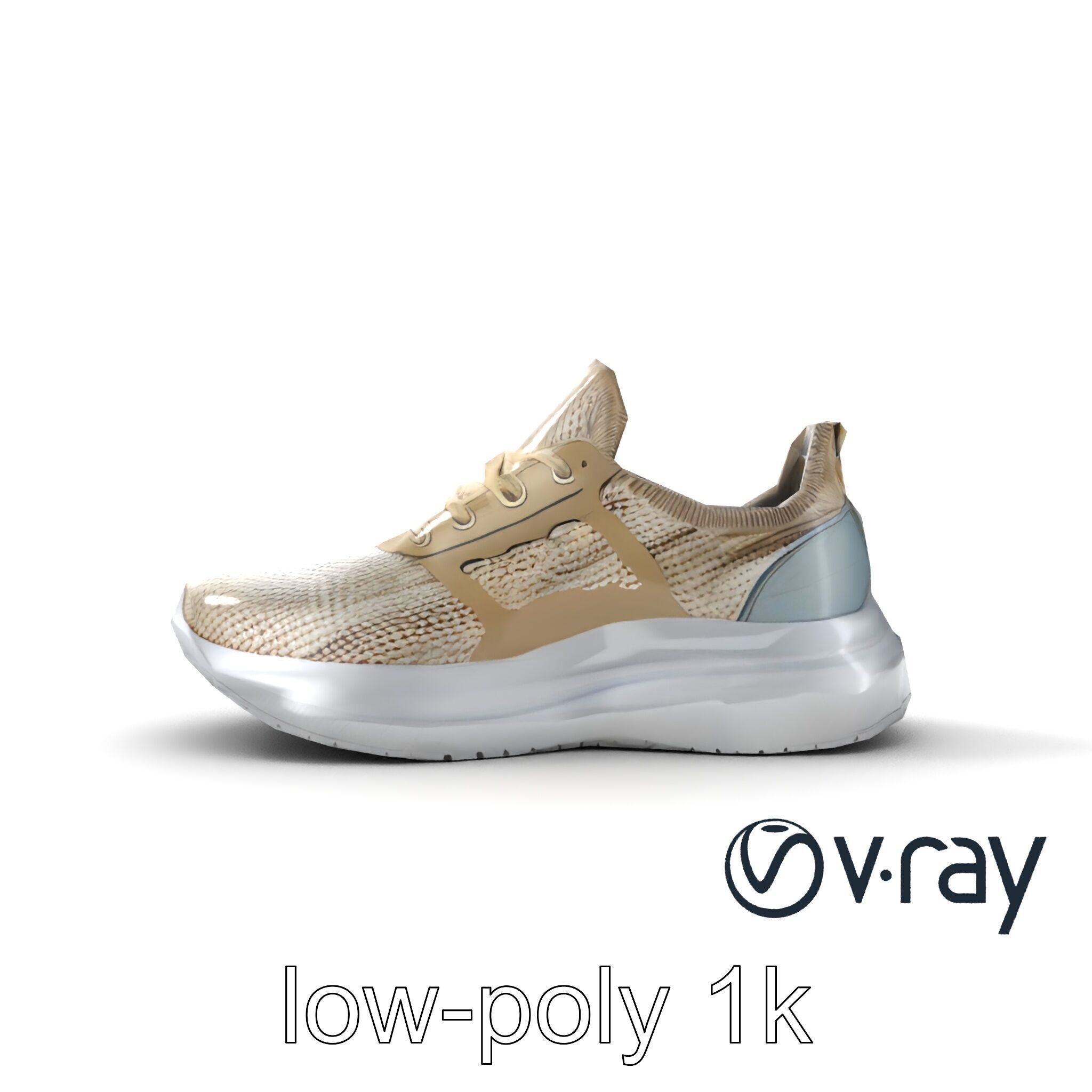 Sustainable Eco-Friendly Sneaker model pack Low-poly 3D model_27