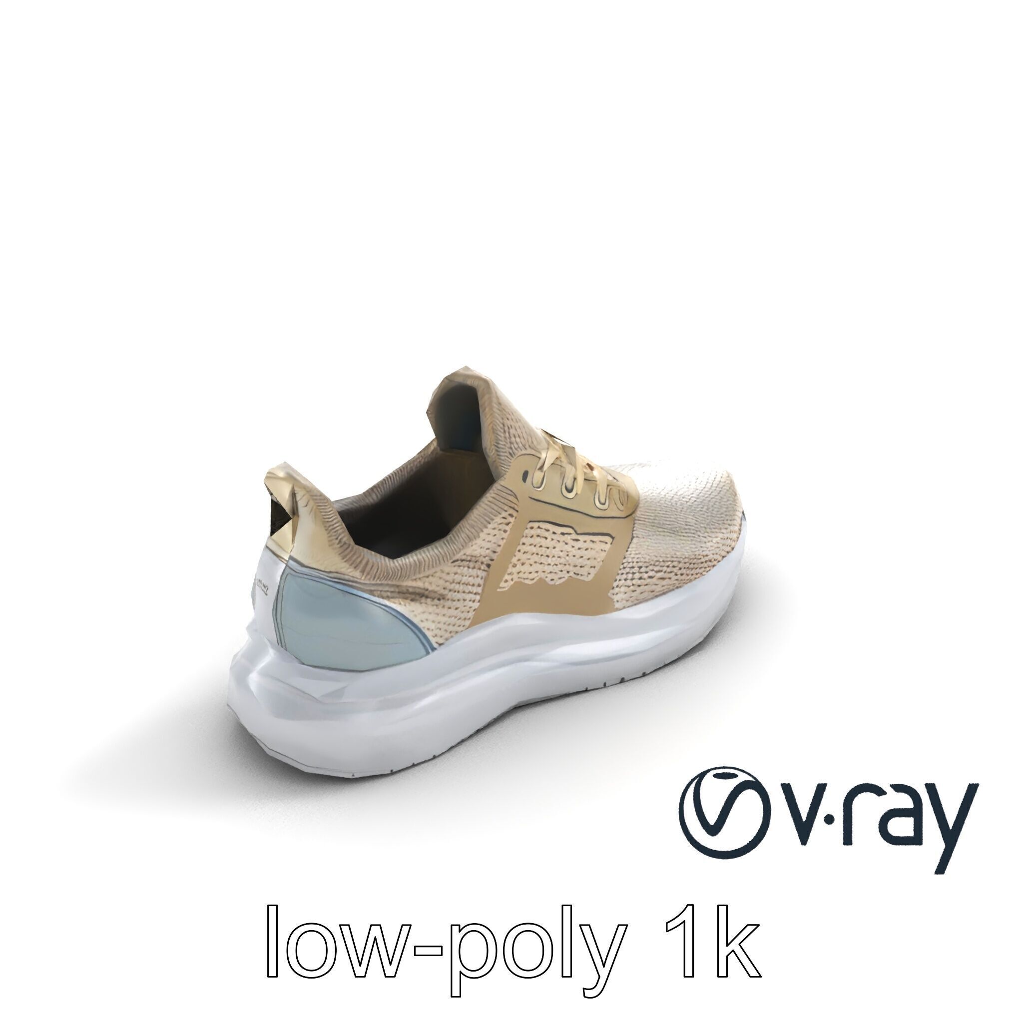Sustainable Eco-Friendly Sneaker model pack Low-poly 3D model_10