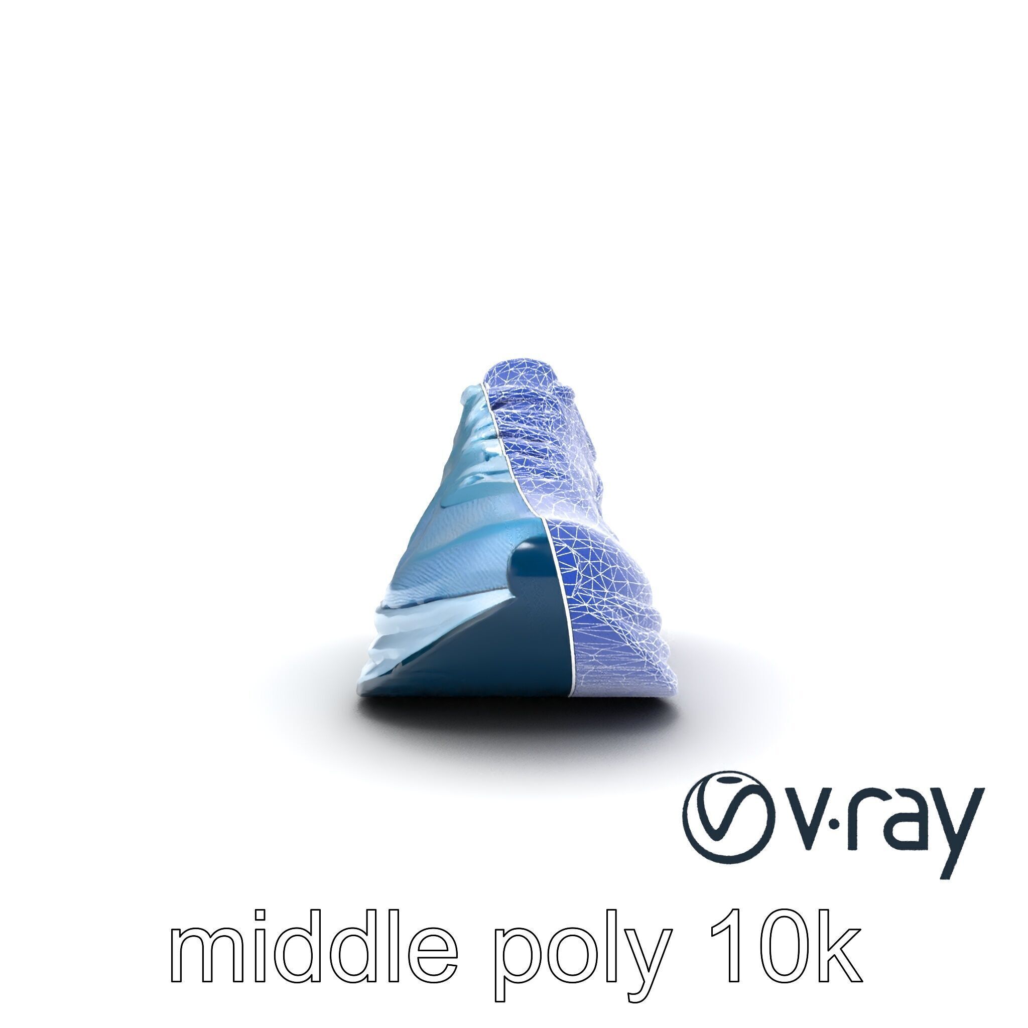 Smart Running Shoe High-Tech Design model pack Low-poly 3D model_23