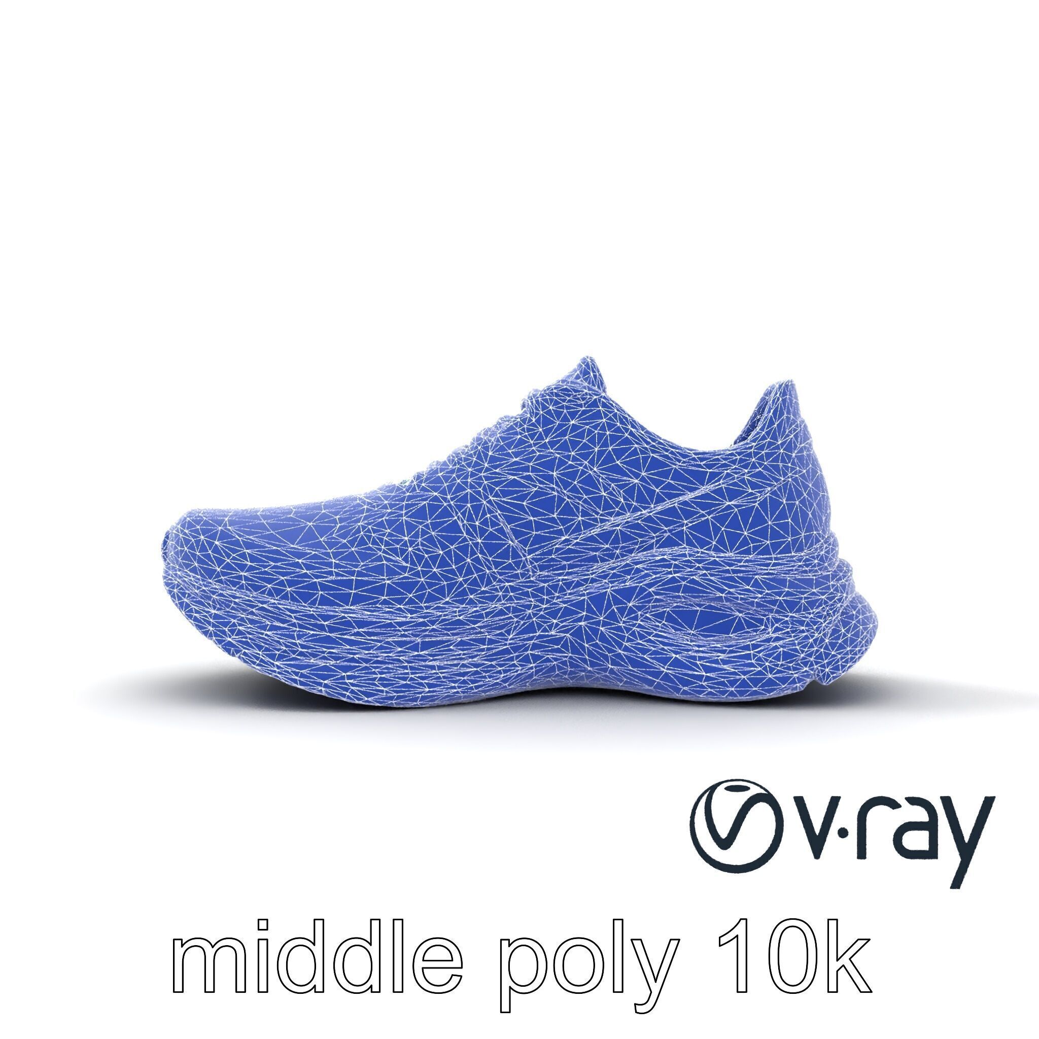 Smart Running Shoe High-Tech Design model pack Low-poly 3D model_30