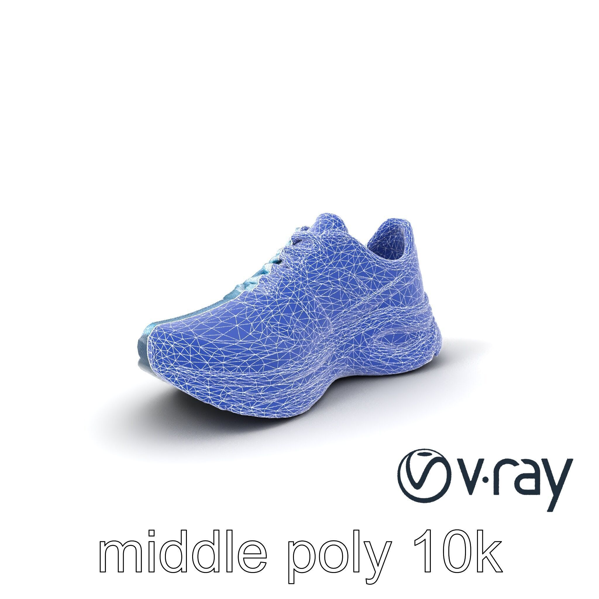Smart Running Shoe High-Tech Design model pack Low-poly 3D model_29