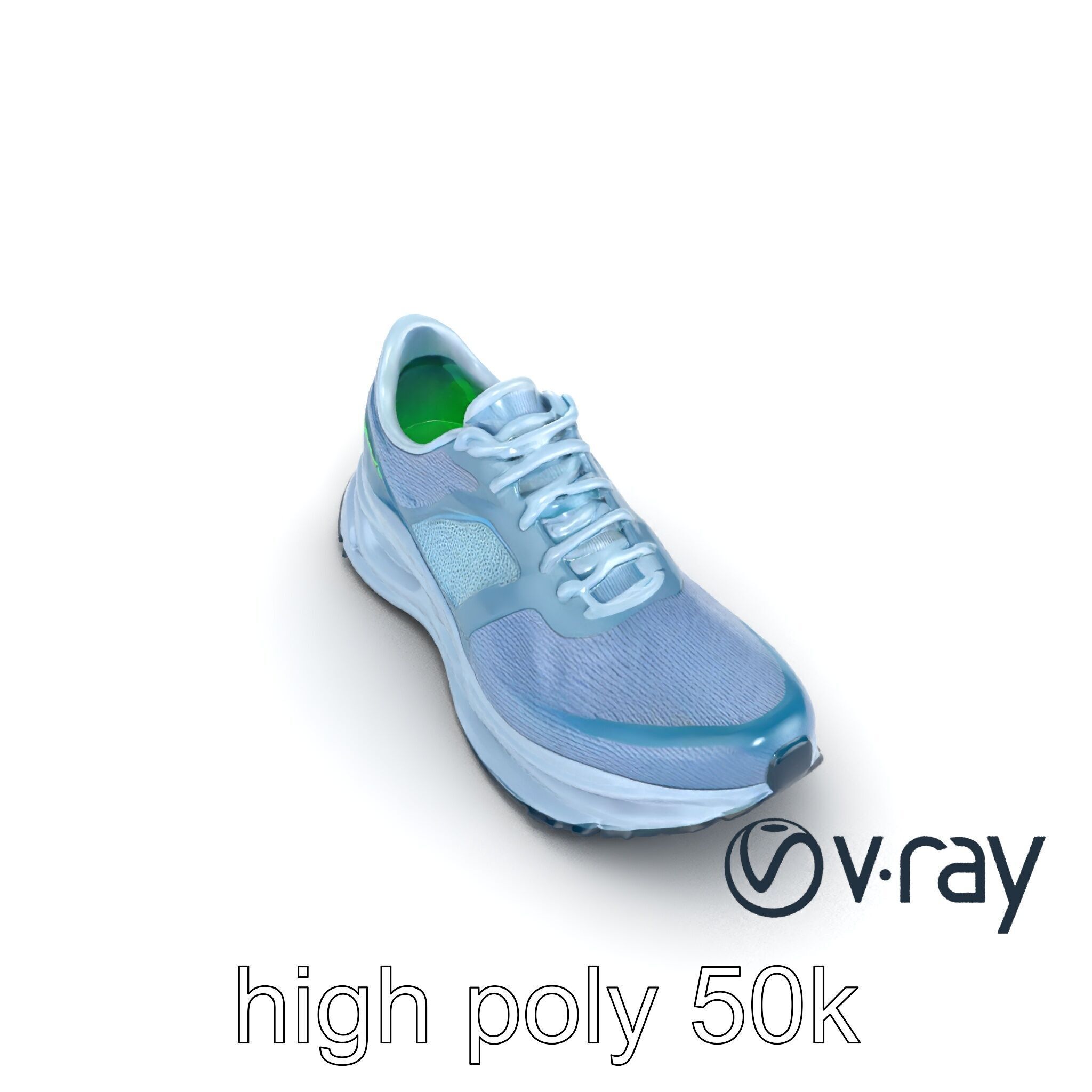 Smart Running Shoe High-Tech Design model pack Low-poly 3D model_27