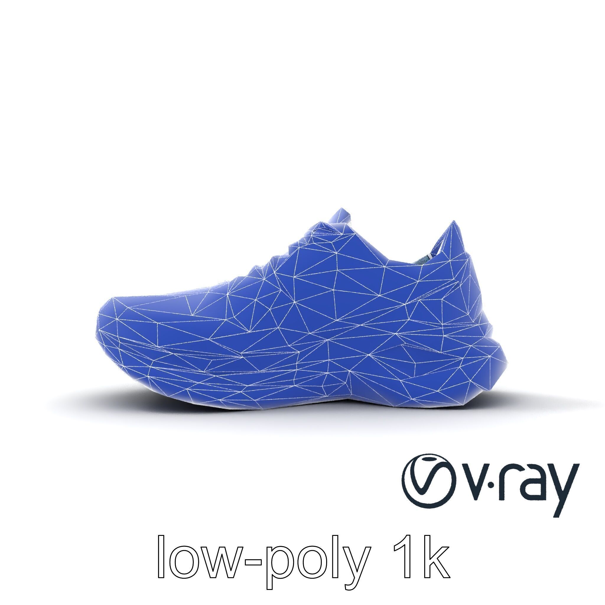 Smart Running Shoe High-Tech Design model pack Low-poly 3D model_13