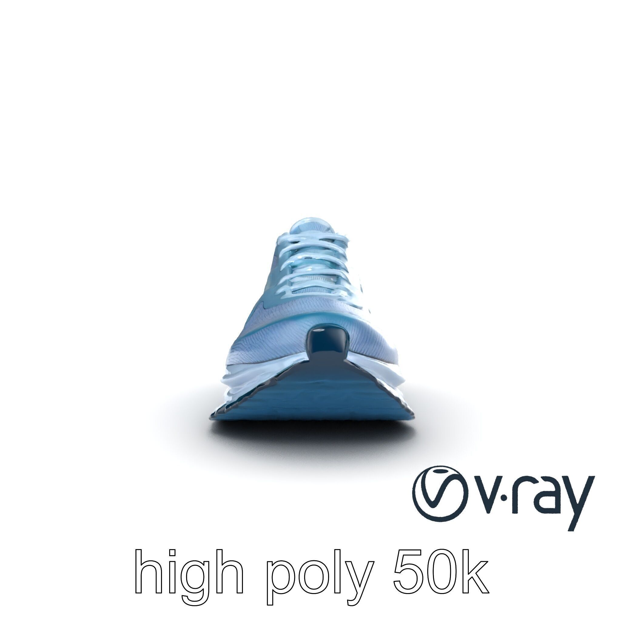 Smart Running Shoe High-Tech Design model pack Low-poly 3D model_14