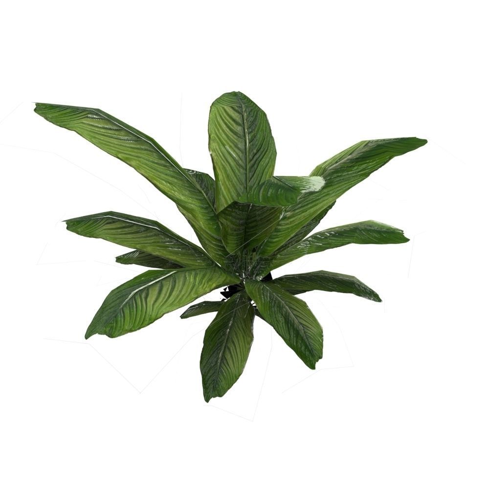Plant Flora Artificial Low-poly 3D model_1