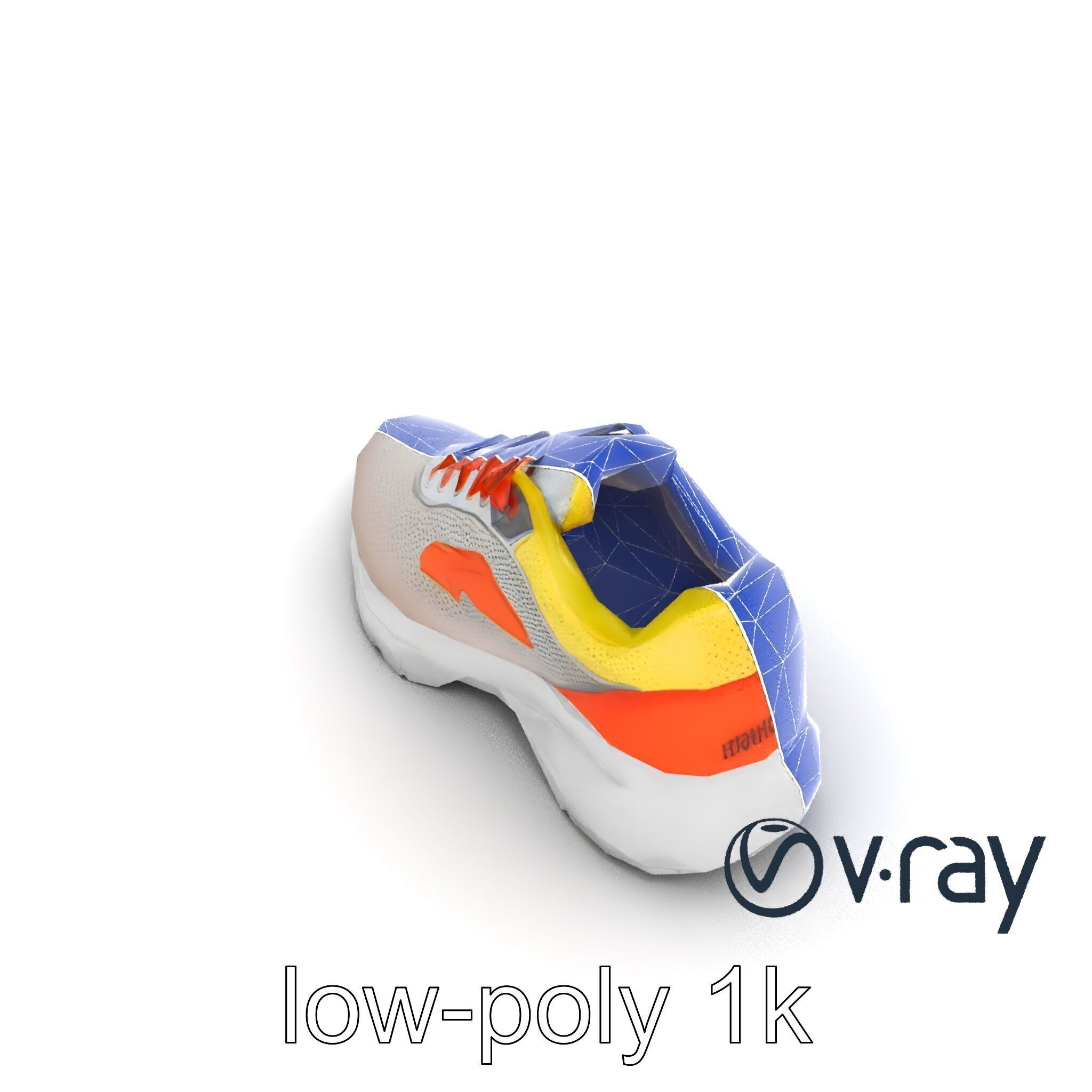 Adaptive Fit Versatile Sneaker model pack Low-poly 3D model_24