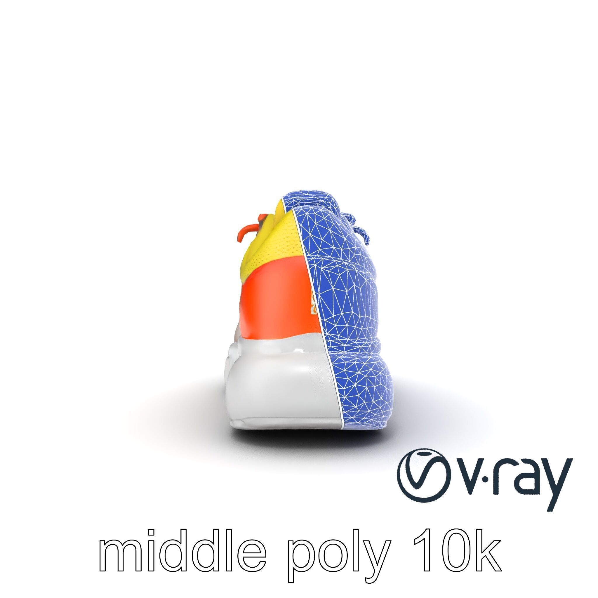 Adaptive Fit Versatile Sneaker model pack Low-poly 3D model_19