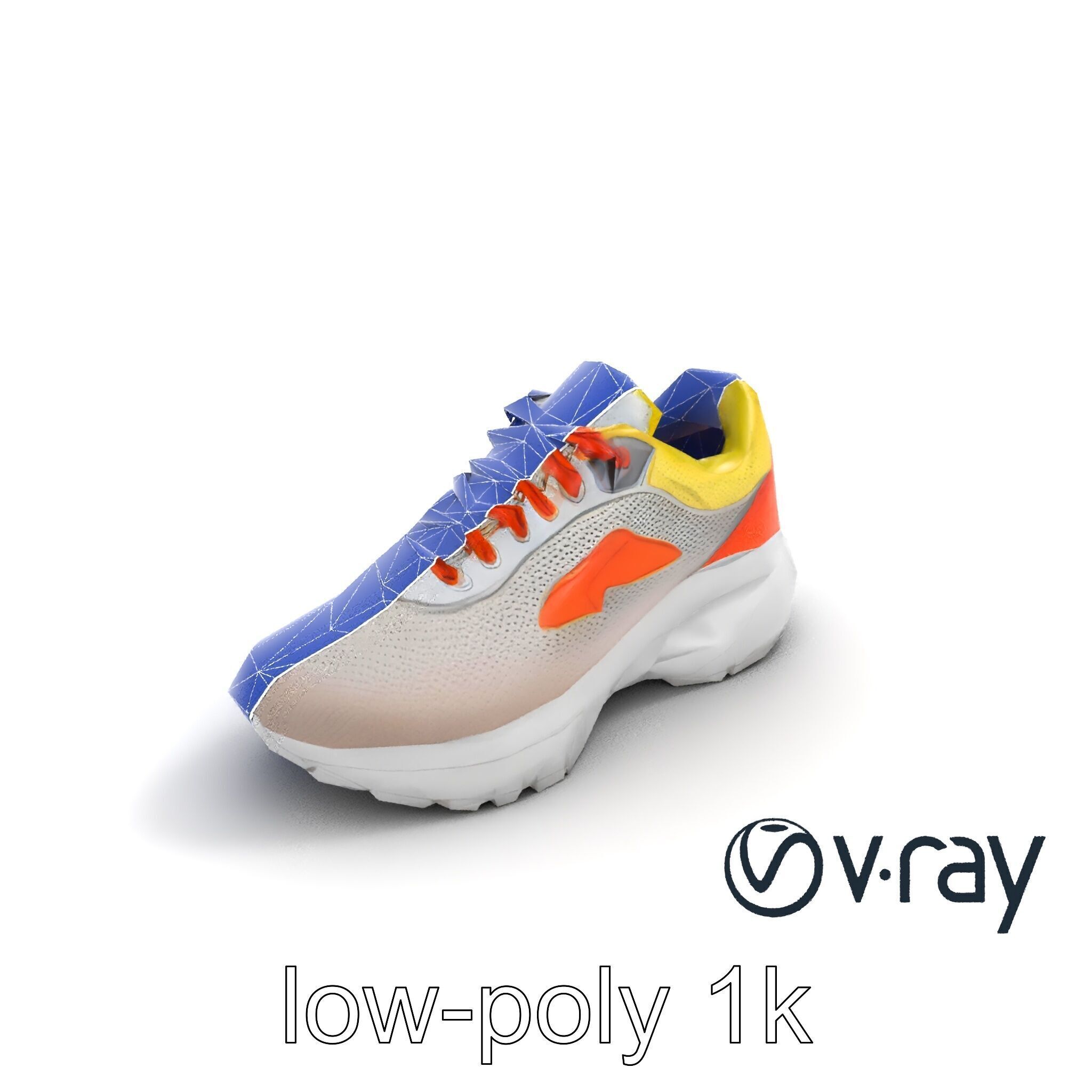 Adaptive Fit Versatile Sneaker model pack Low-poly 3D model_14