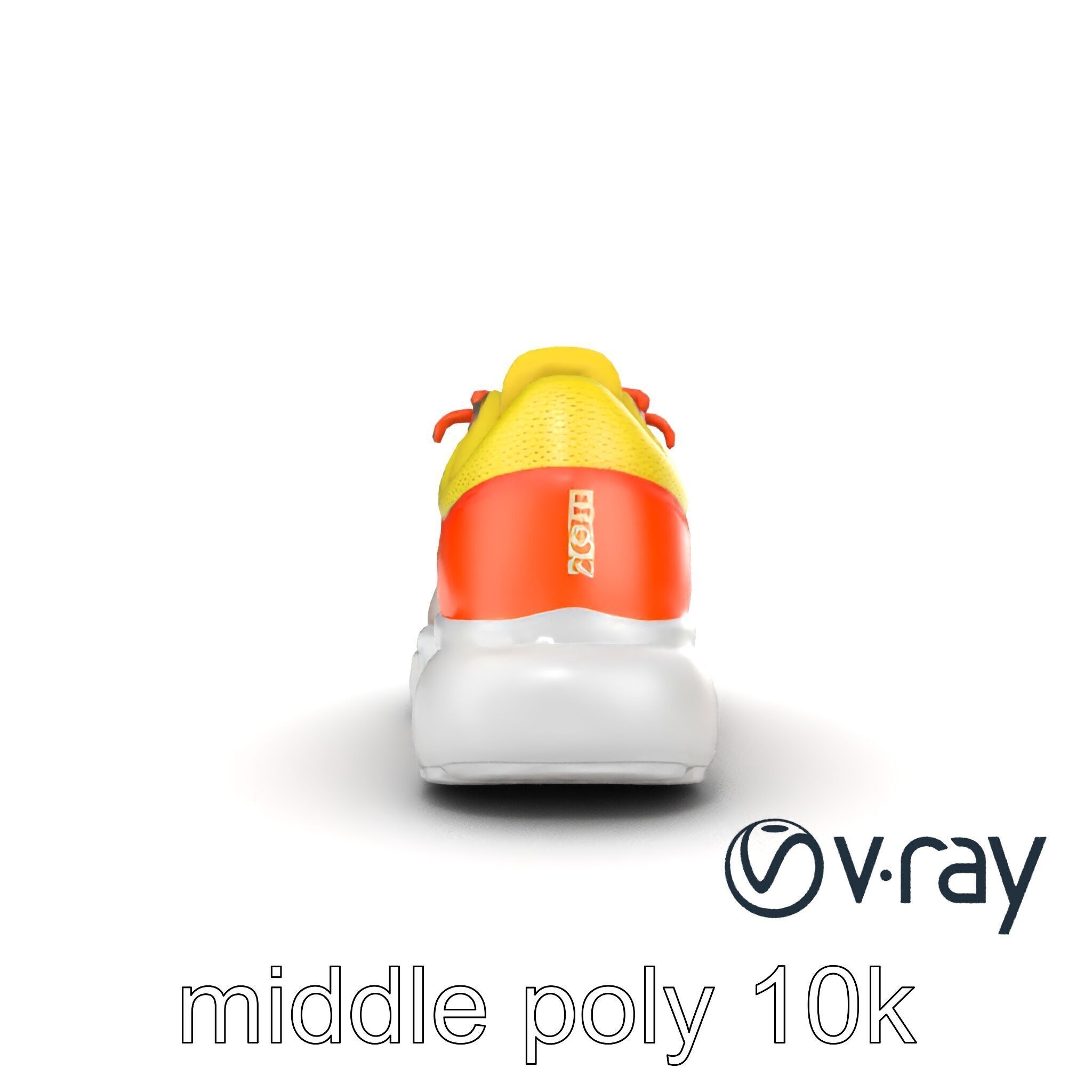 Adaptive Fit Versatile Sneaker model pack Low-poly 3D model_11