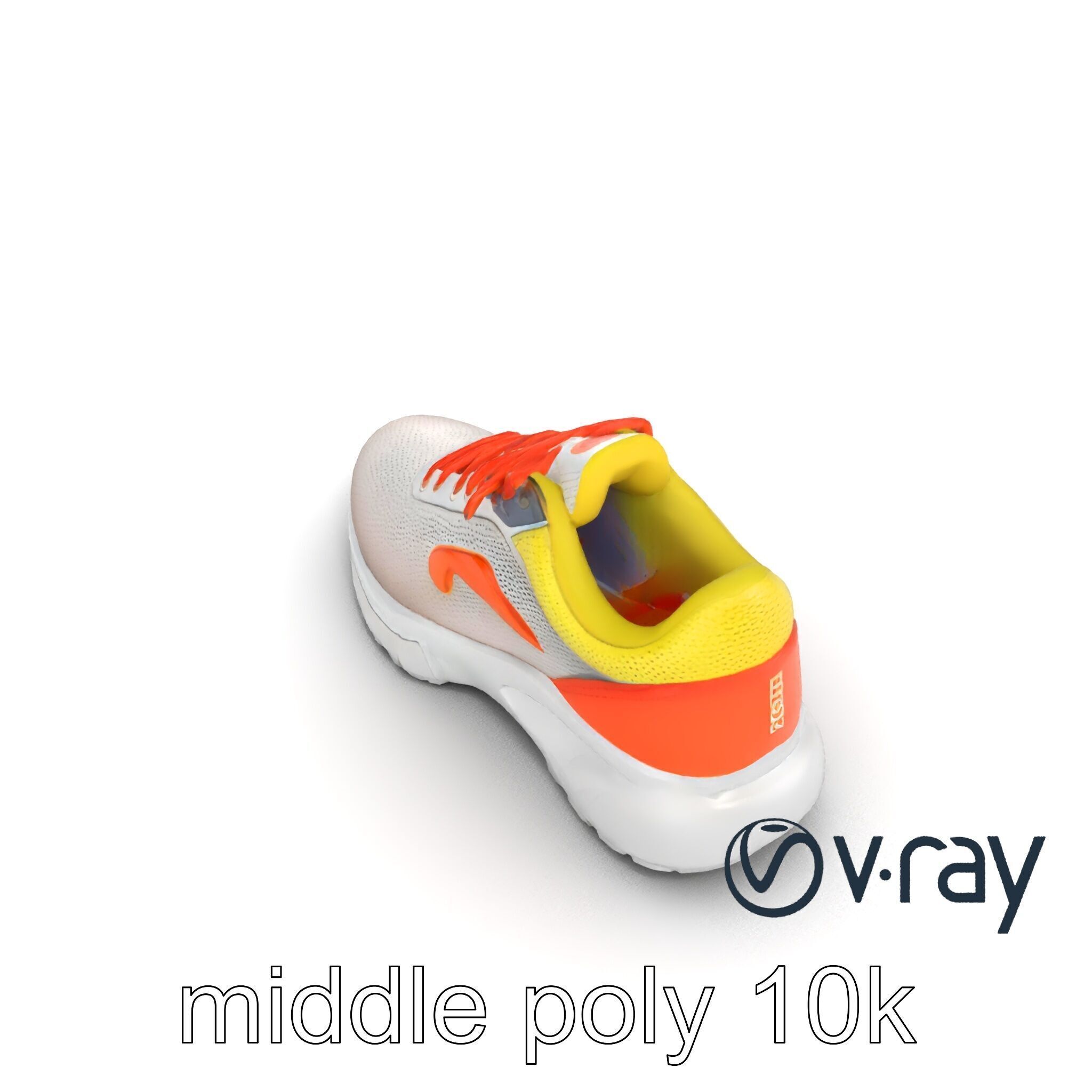 Adaptive Fit Versatile Sneaker model pack Low-poly 3D model_9