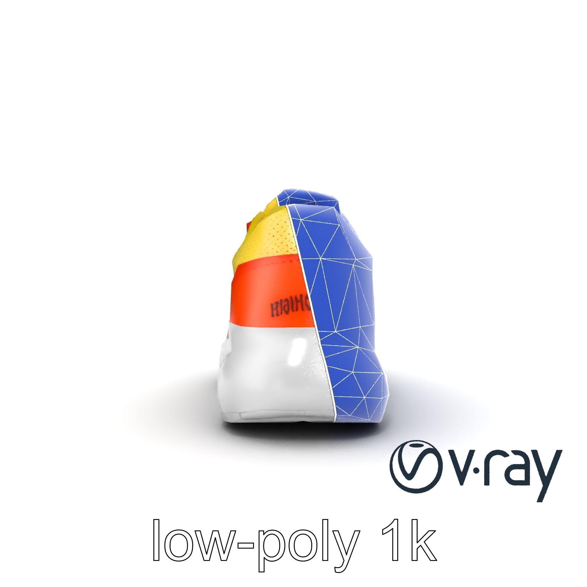Adaptive Fit Versatile Sneaker model pack Low-poly 3D model_21